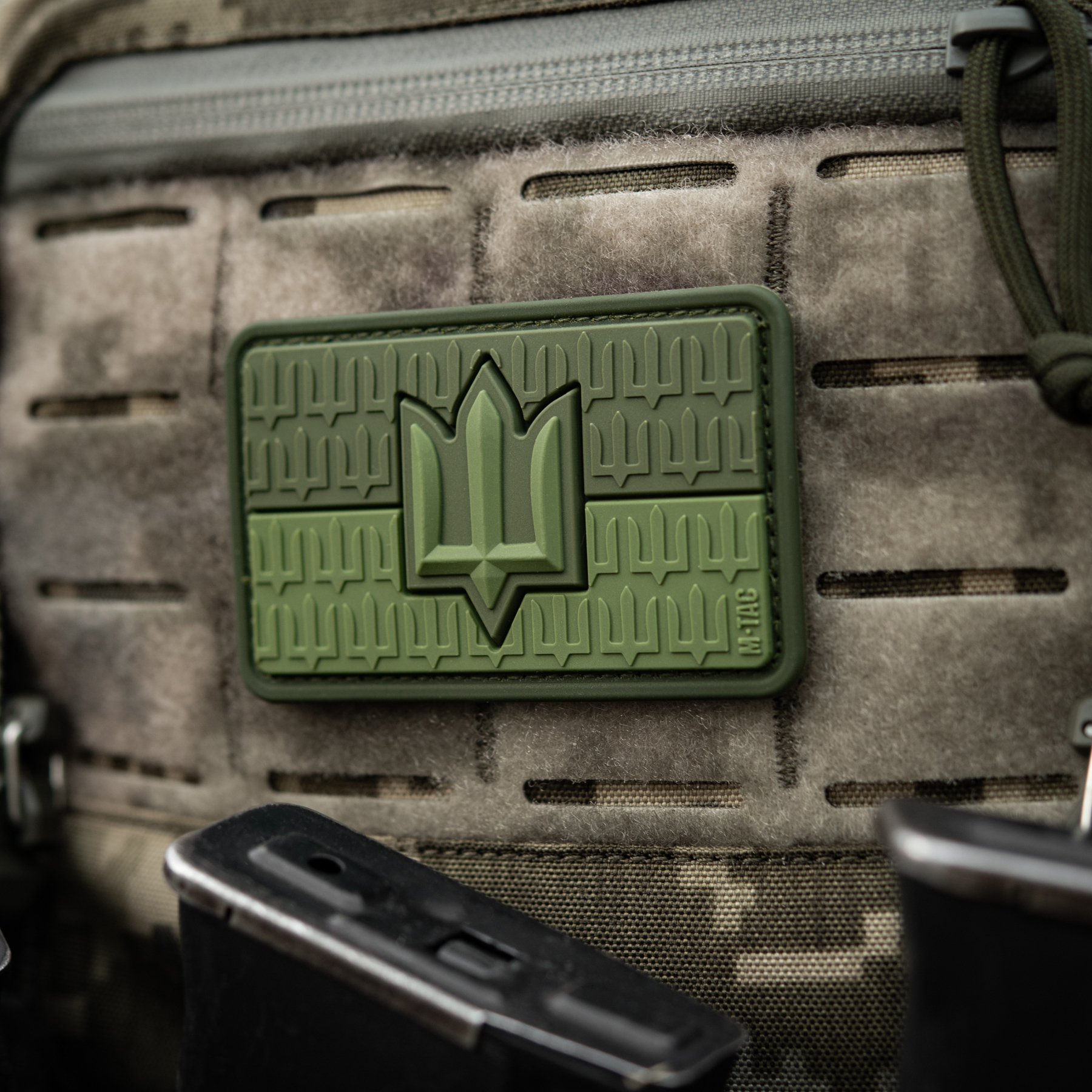 M-Tac нашивка прапор України з тризубом ЗСУ PVC Olive — 7