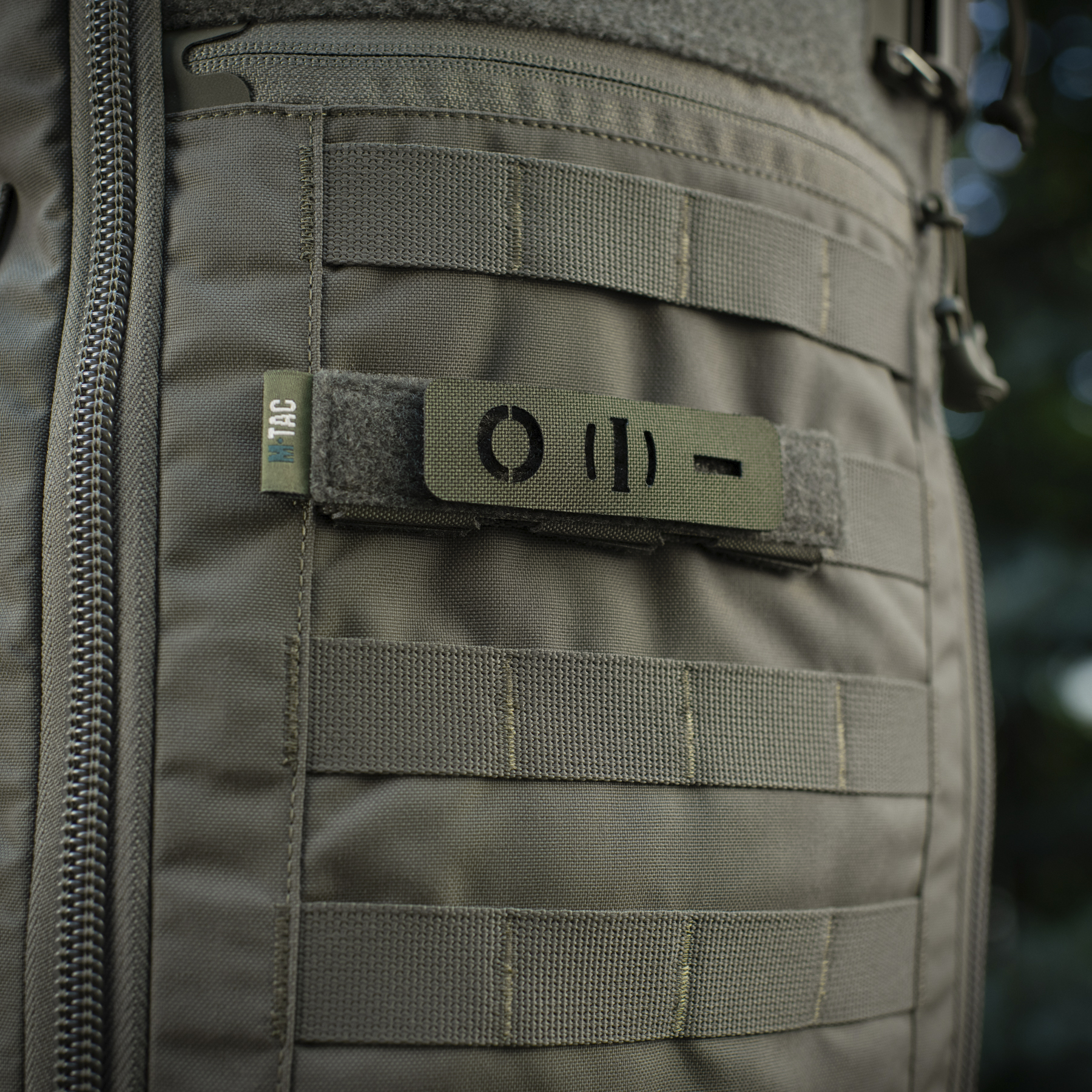 M-Tac панель для нашивок на MOLLE 120x26 Ranger Green — 9