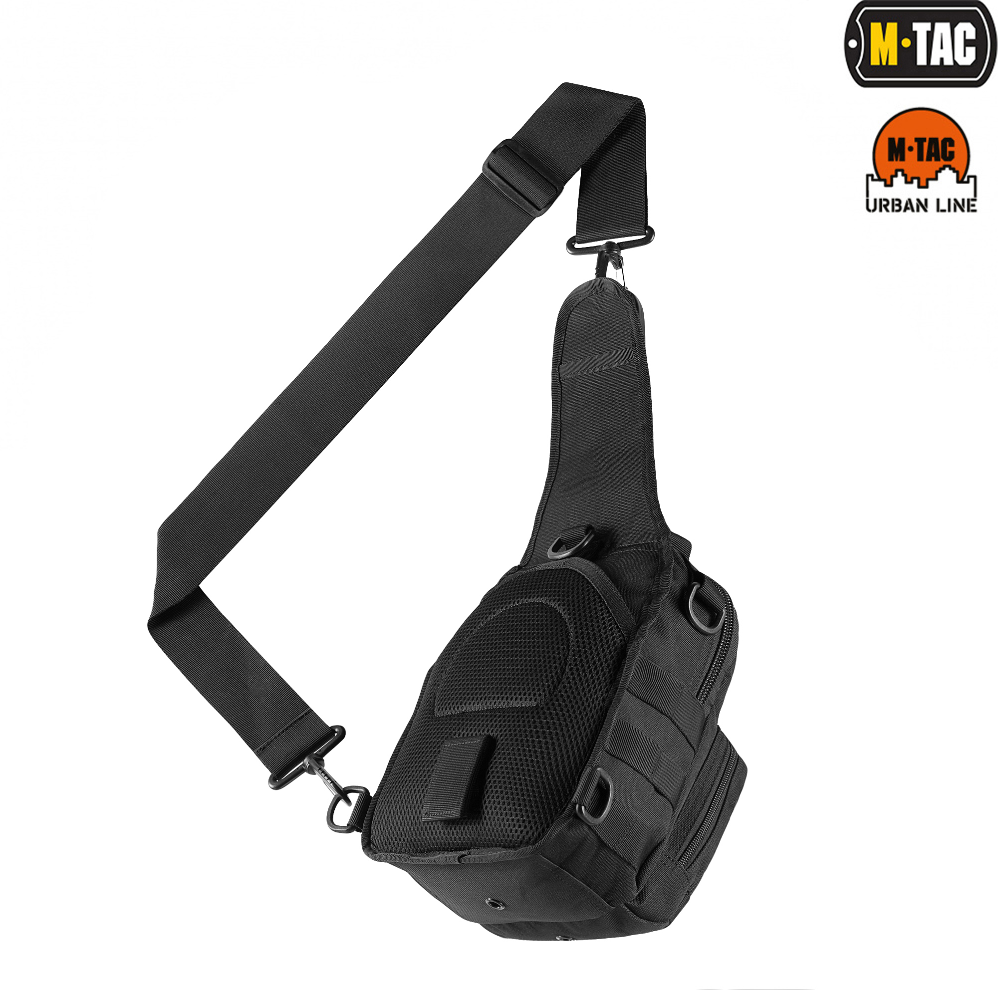 M-Tac сумка Urban Line City Patrol Carabiner Bag Black — 3
