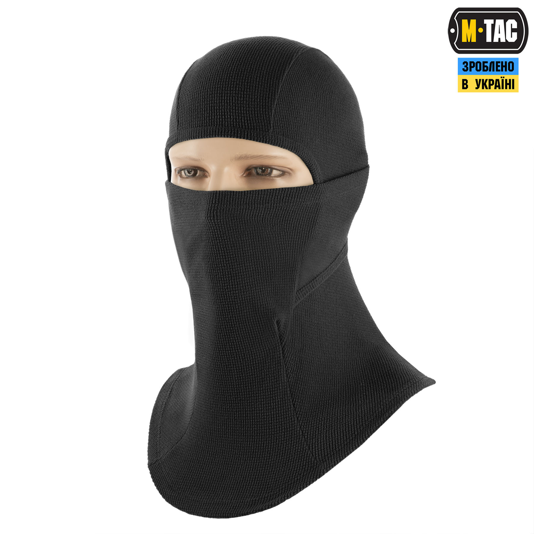 M-Tac балаклава-ниндзя Pro микрофлис рип-стоп Black — 2