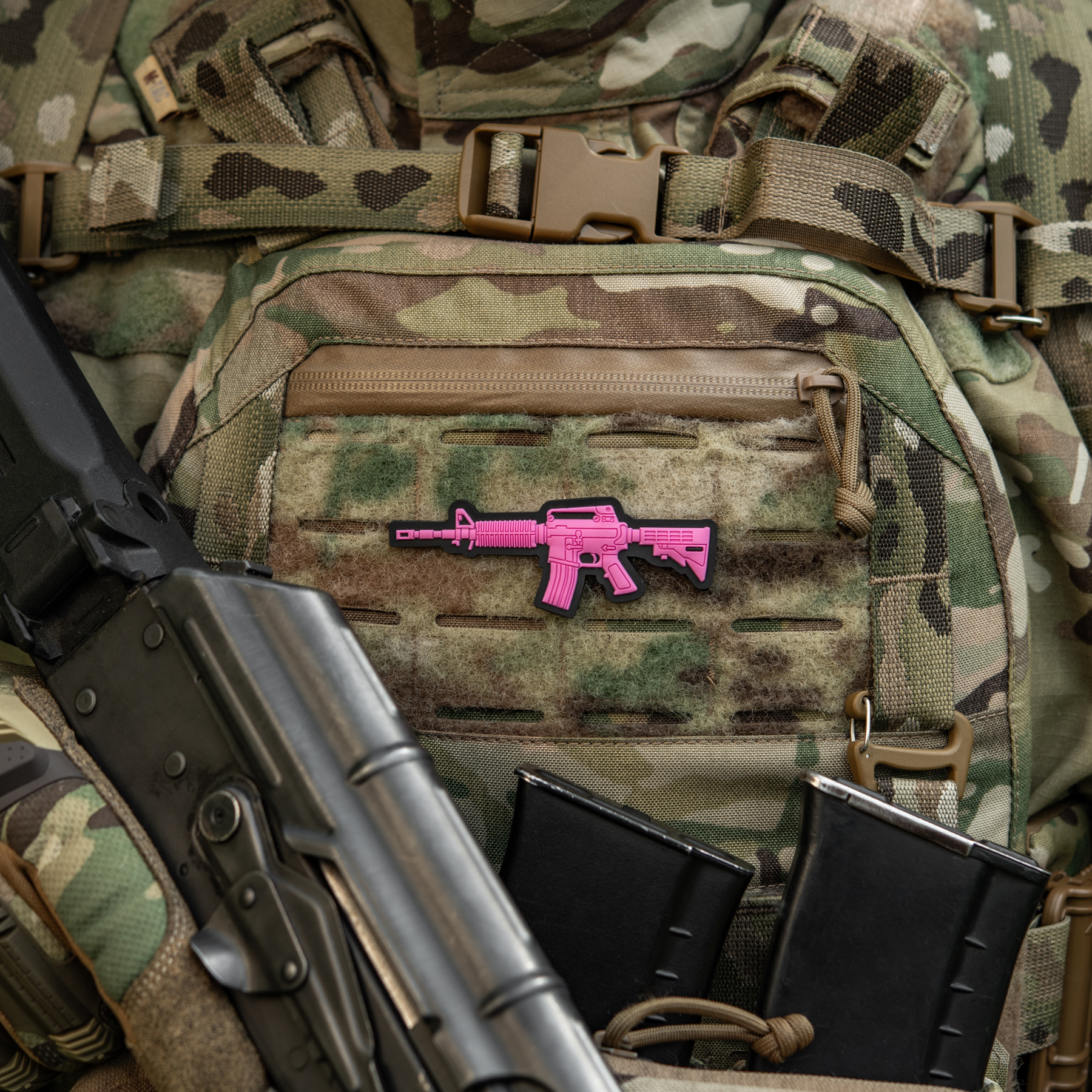 M-Tac нашивка M4A1 3D PVC Pink — 4