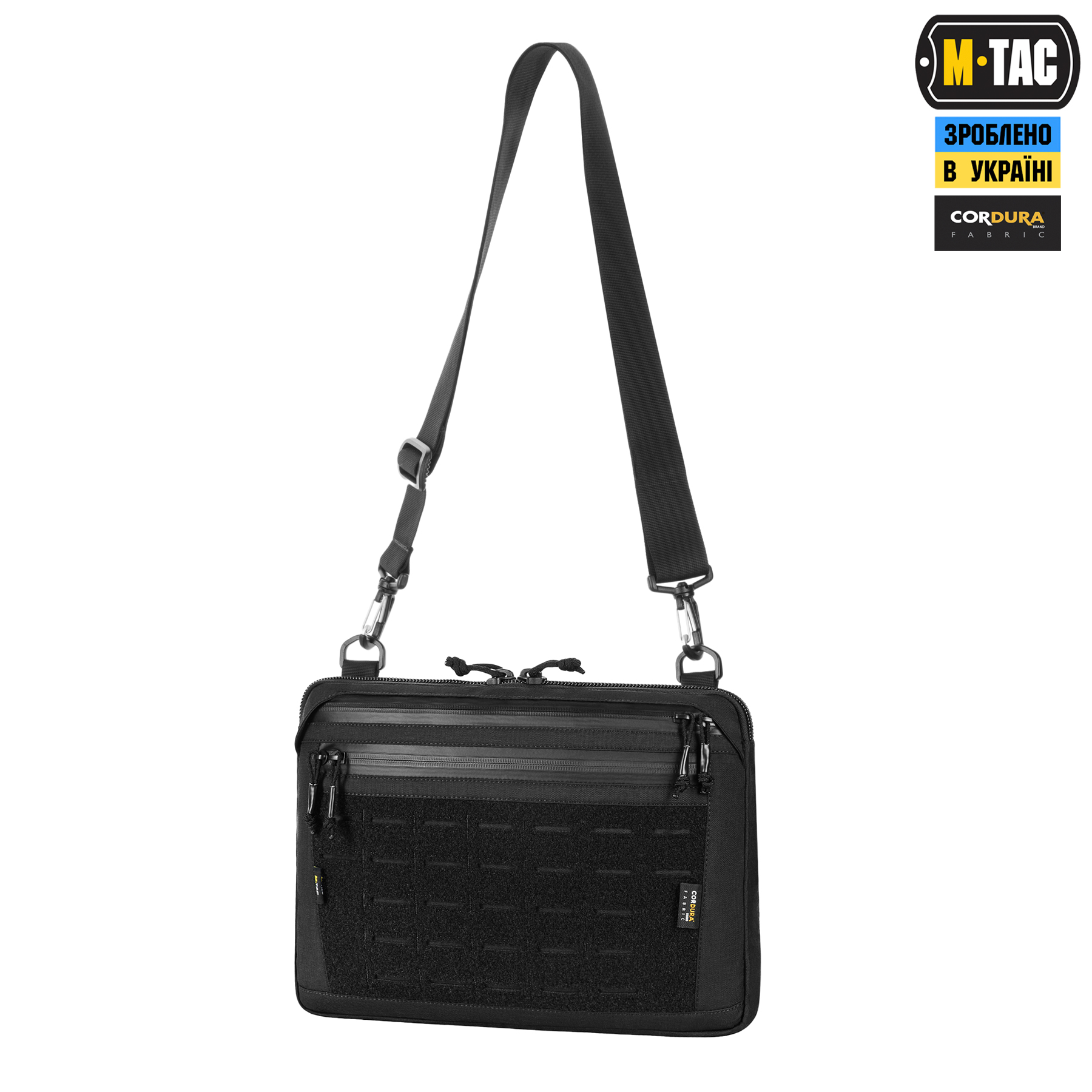 M-Tac сумка Admin Bag Large Elite с липучкой Black — 6