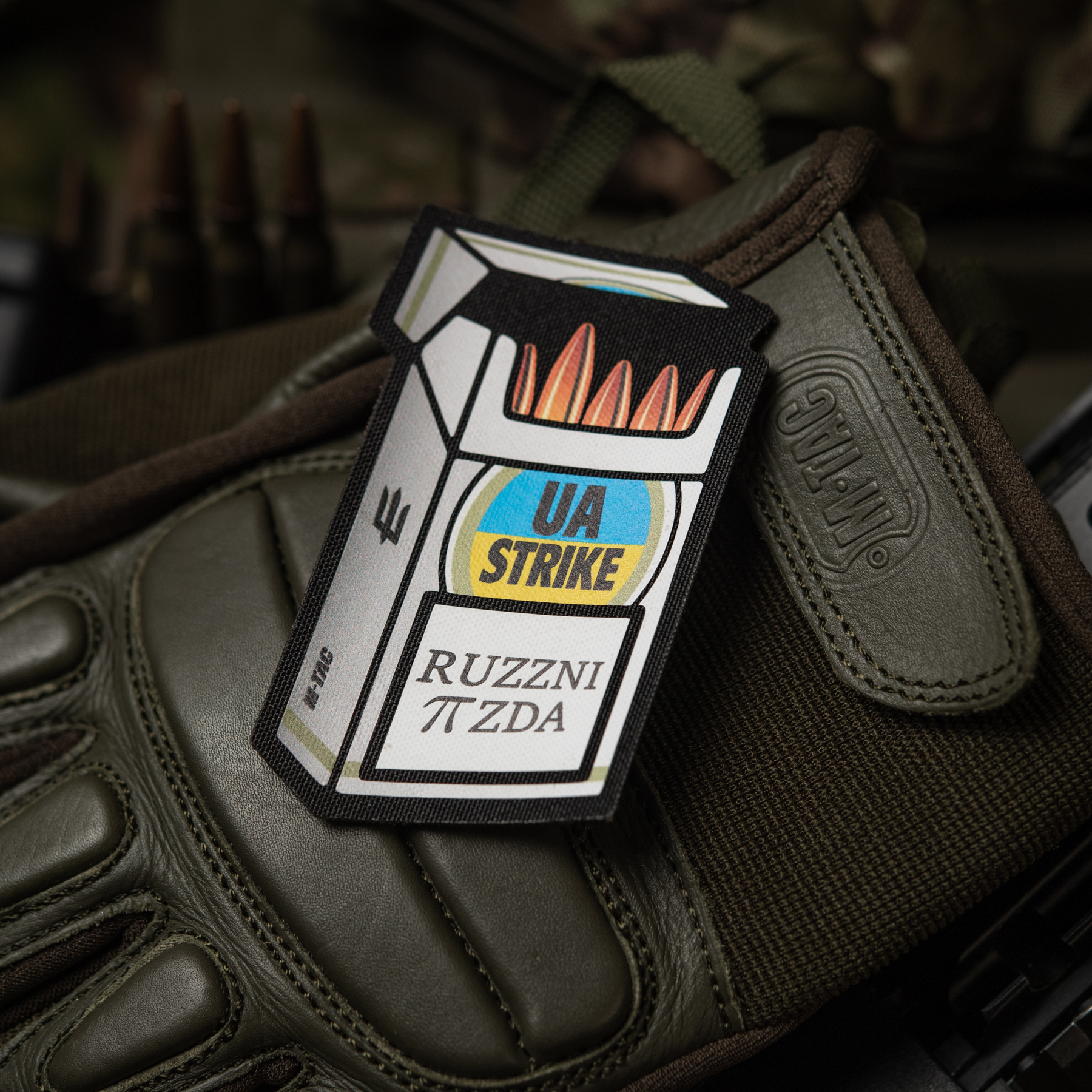 M-Tac нашивка UA STRIKE Black — 12