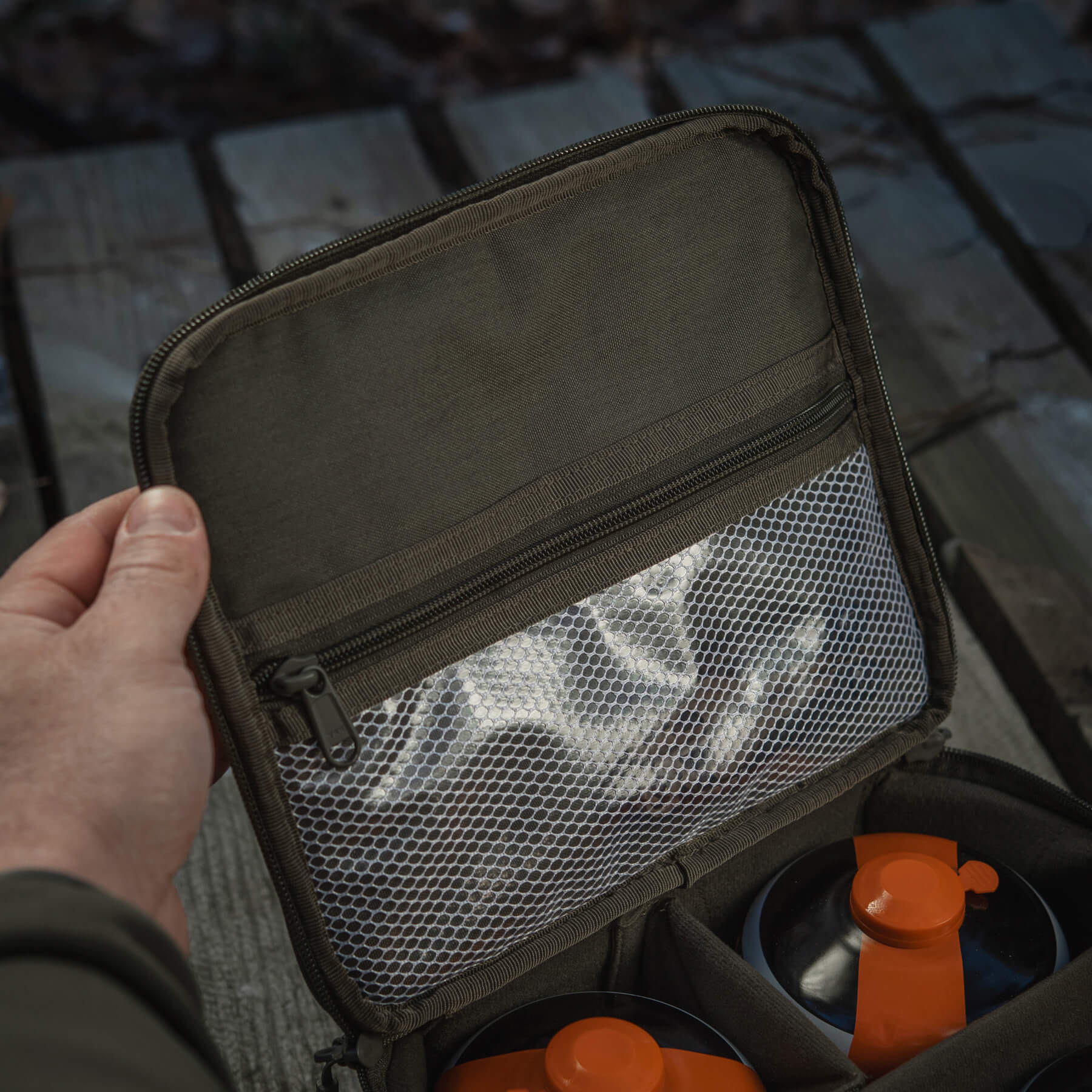 M-Tac органайзер утилитарный Hardshell Utility box L Olive — 20