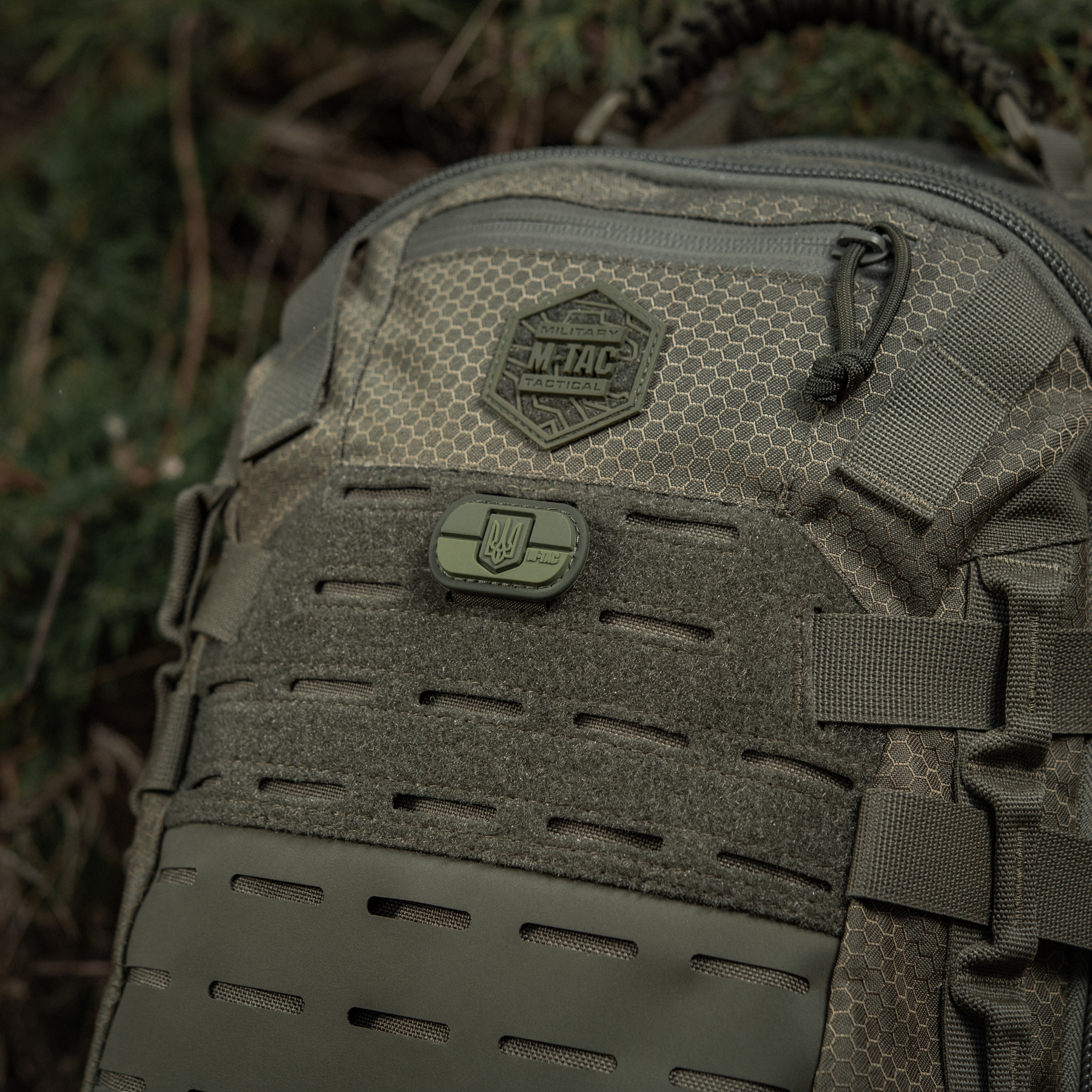 M-Tac MOLLE Patch Прапор України з гербом PVC Ranger Green — 11