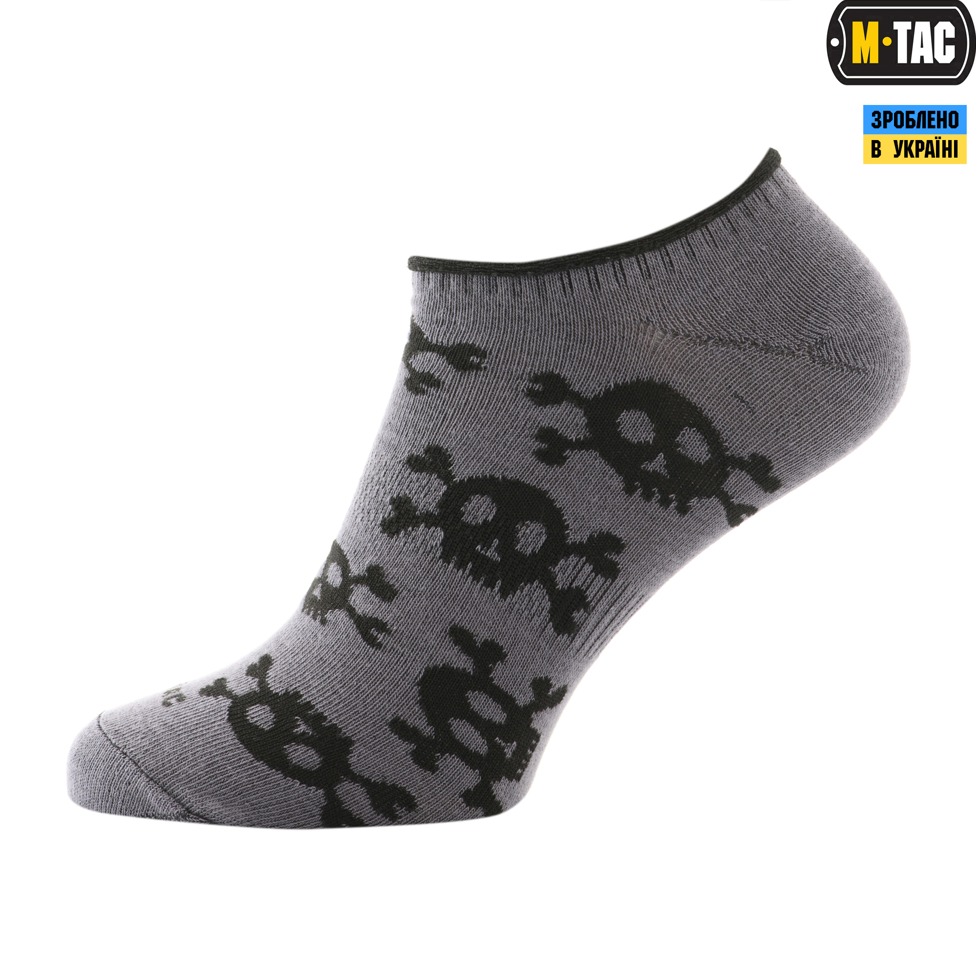 M-Tac носки летние легкие Pirate Skull Dark Grey — 3