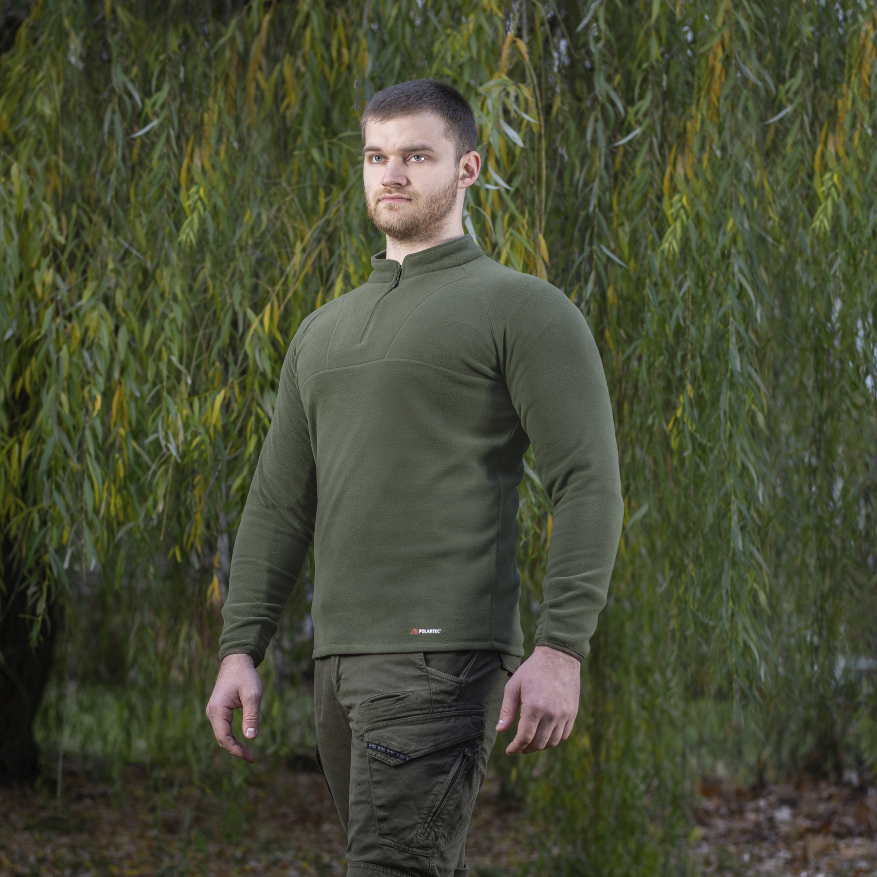 M-Tac кофта Delta Polartec реглан Army Olive — 9