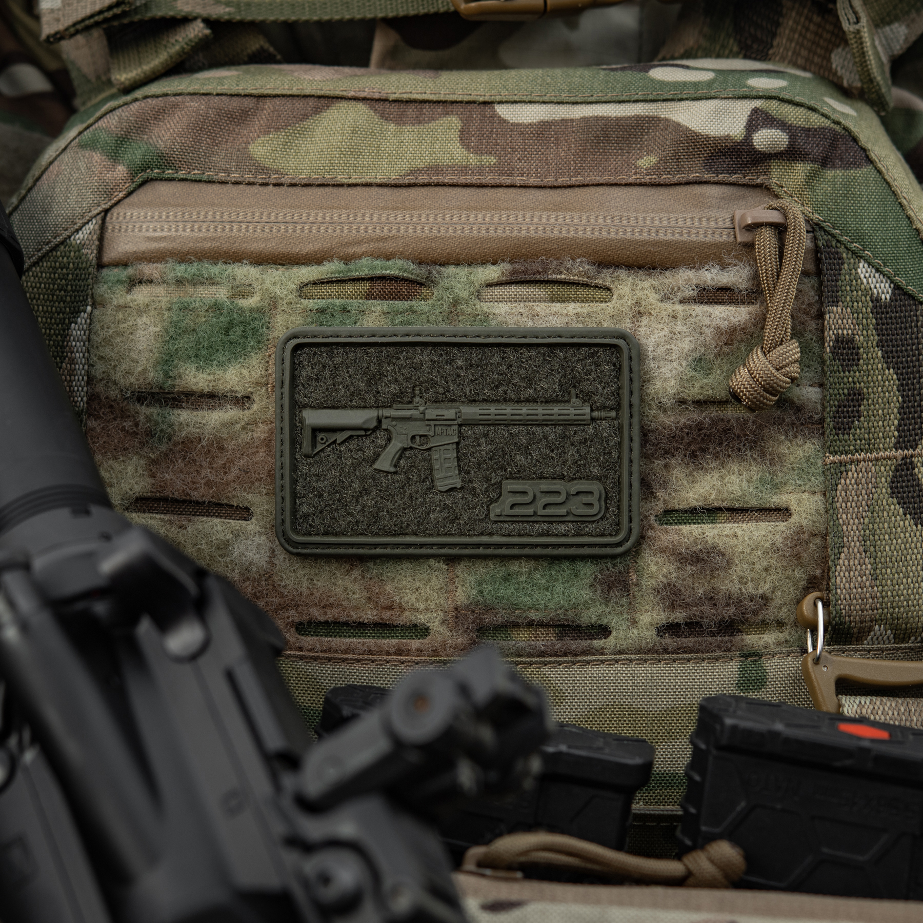 M-Tac нашивка AR-15 Velcro/PVC Ranger Green — 8