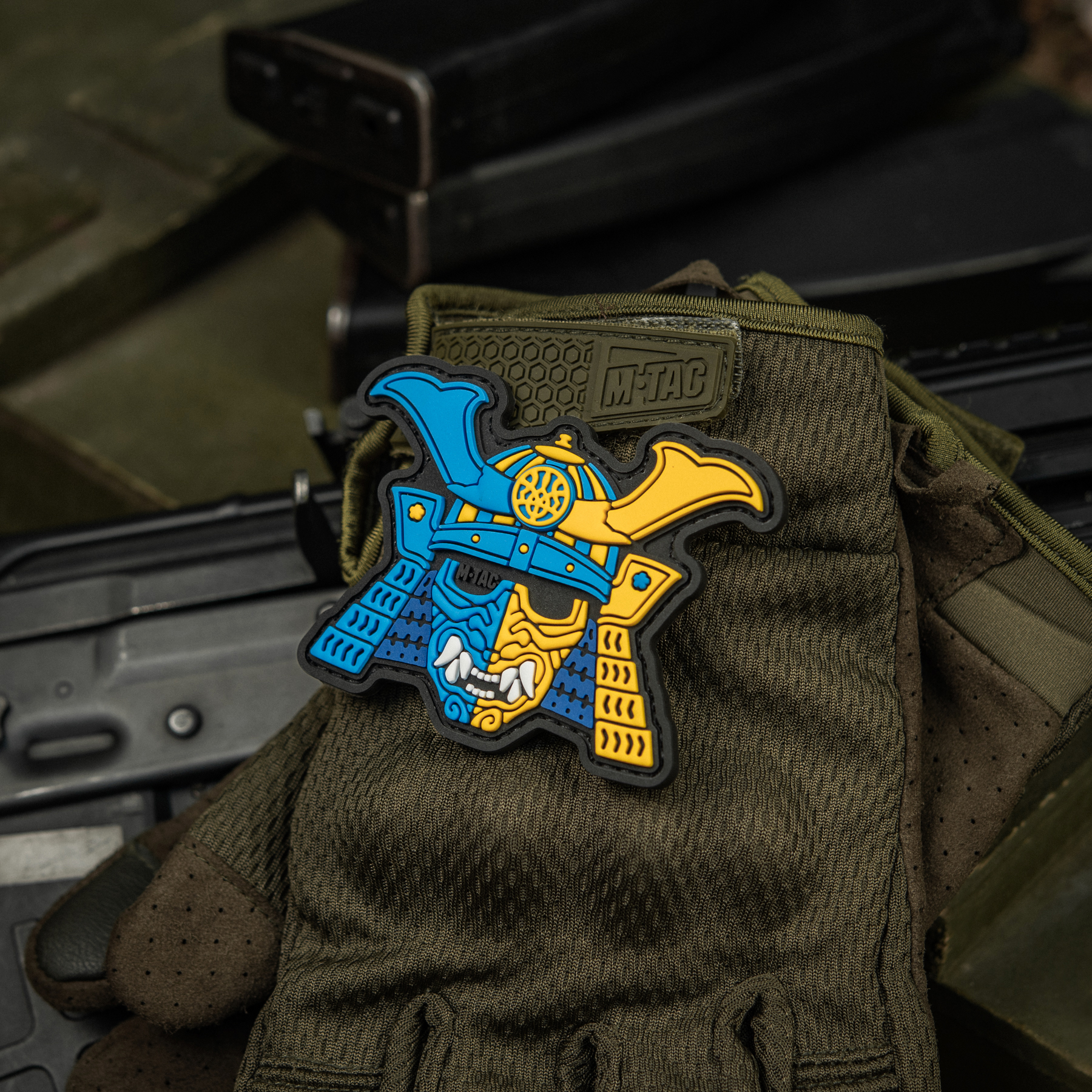 M-Tac нашивка Маска Самурая (PVC) — 12