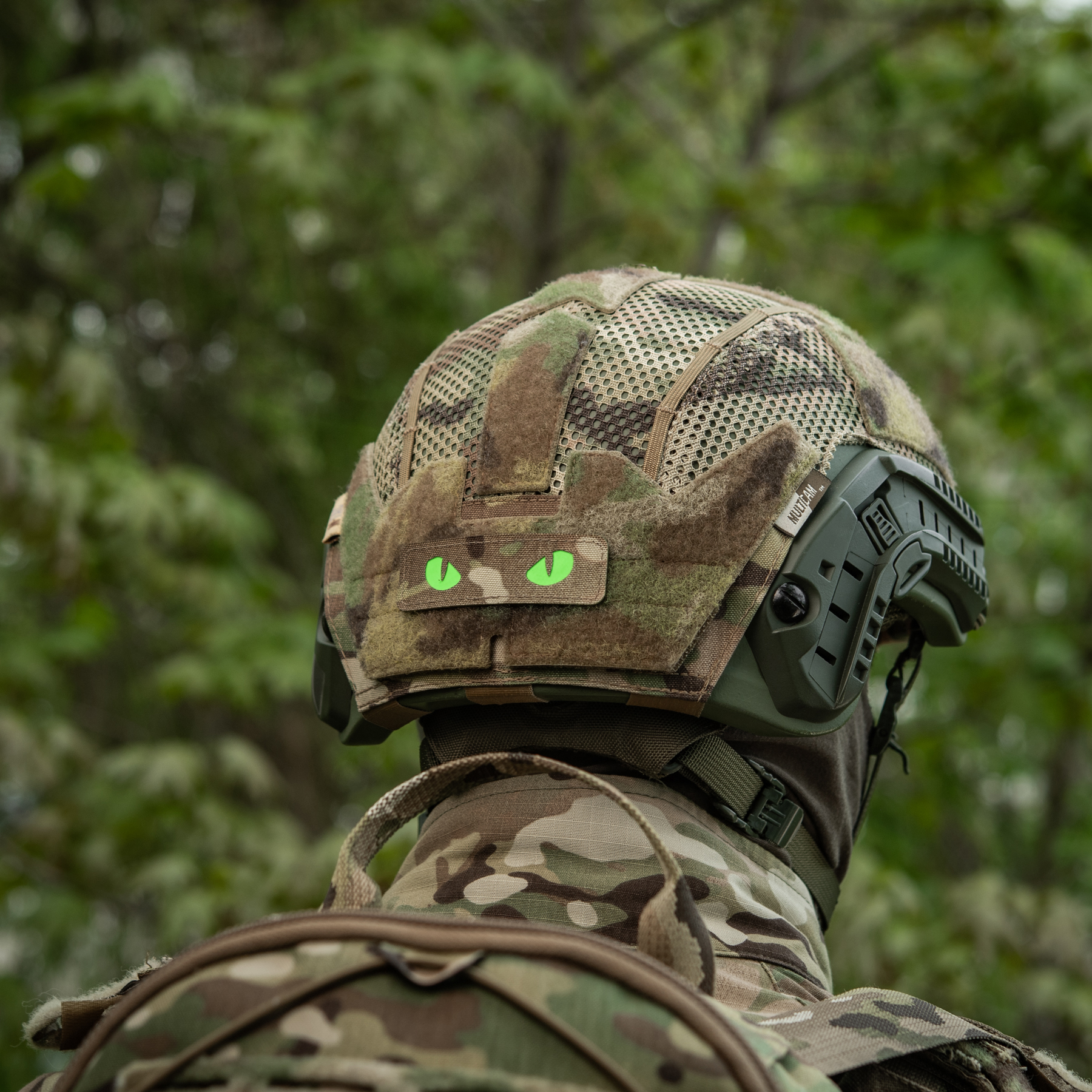 M-Tac нашивка Cat Eyes Laser Cut Multicam/Green/GID — 18