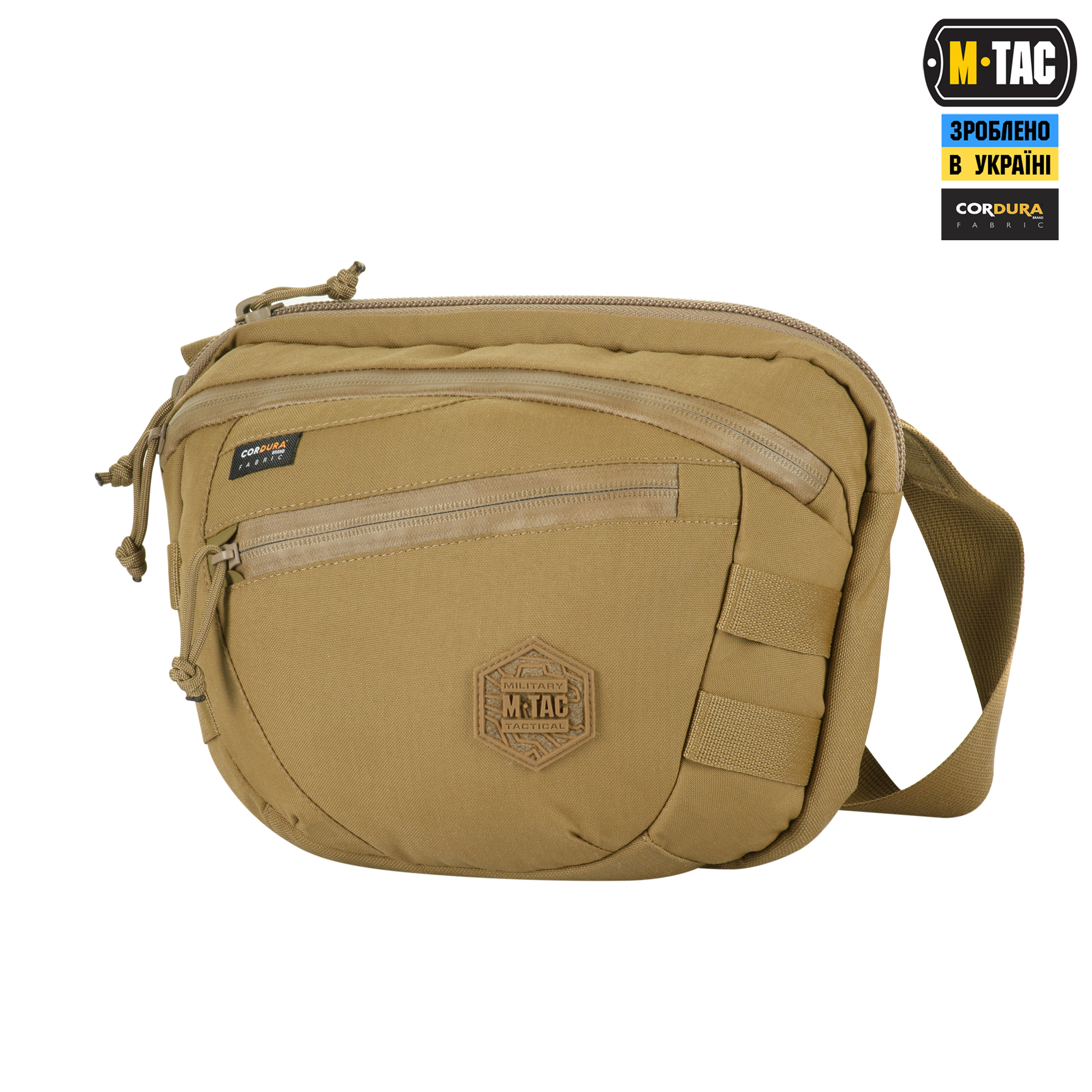 Сумка M-Tac Sphaera Hardsling Bag Large Elite Coyote (51433005) Коричневий