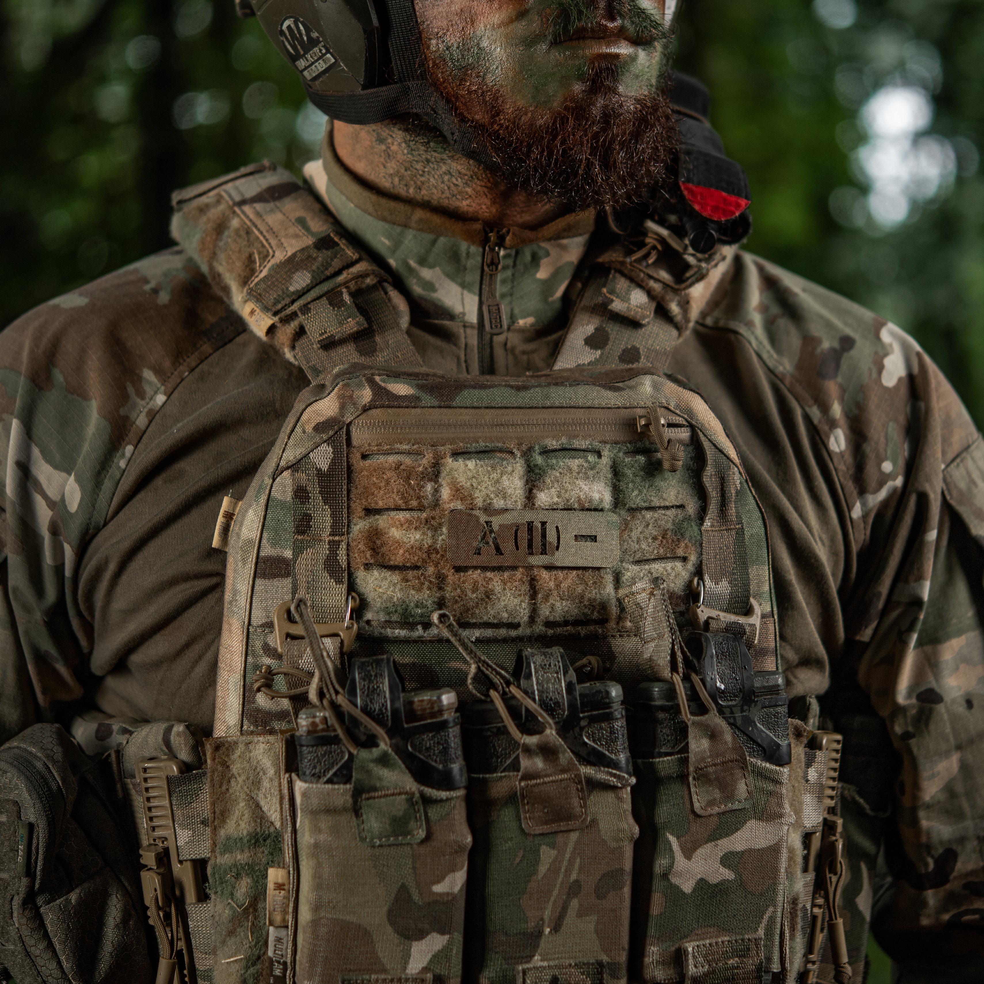 M-Tac нашивка группа крови A (II) - сквозная Laser Cut 25х80 Multicam — 5