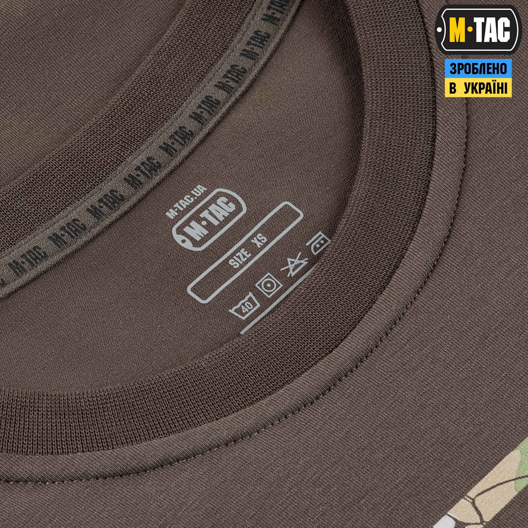M-Tac футболка Logo длинный рукав Dark Olive — 10