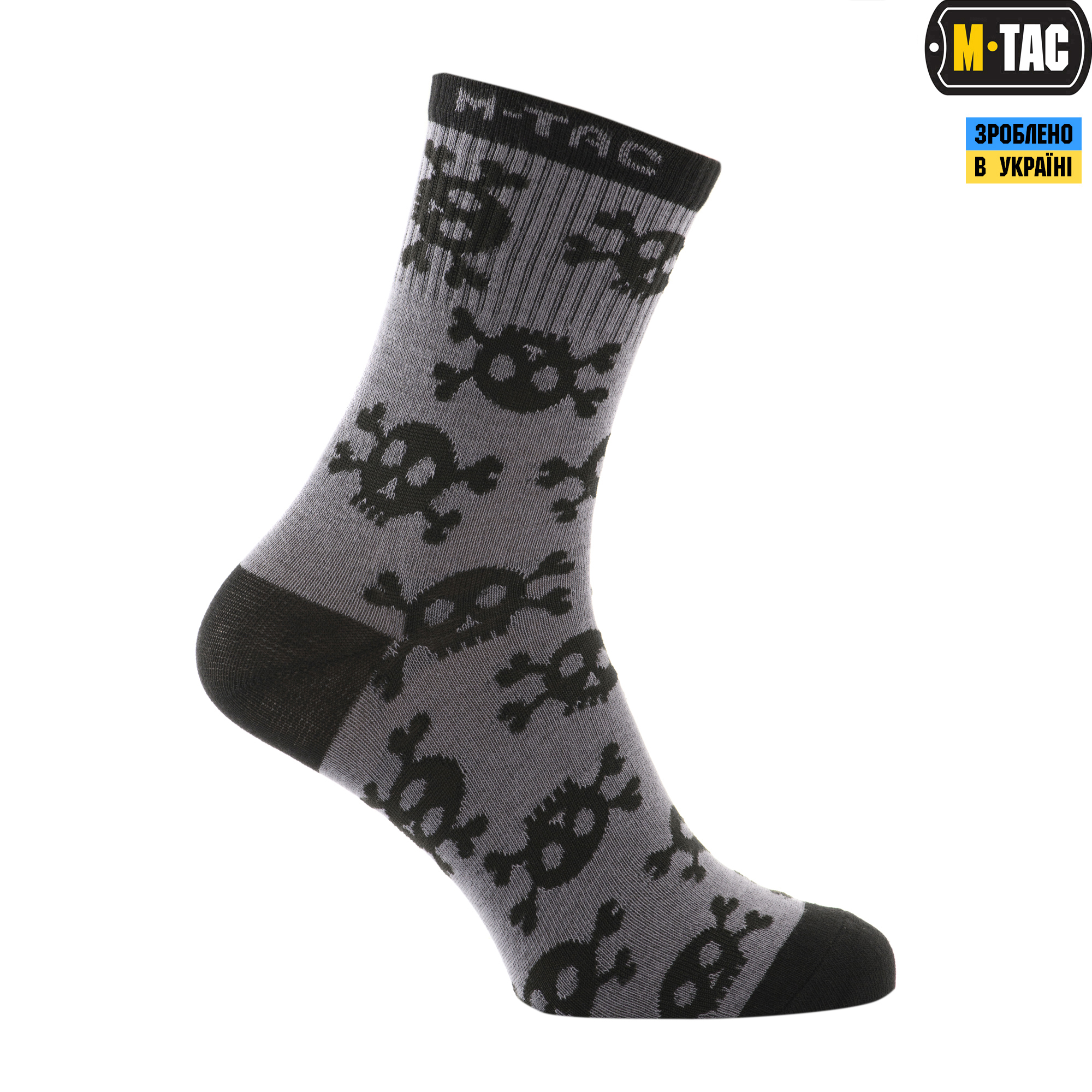 M-Tac носки легкие Mk.3 Pirate Skull Dark Grey — 5