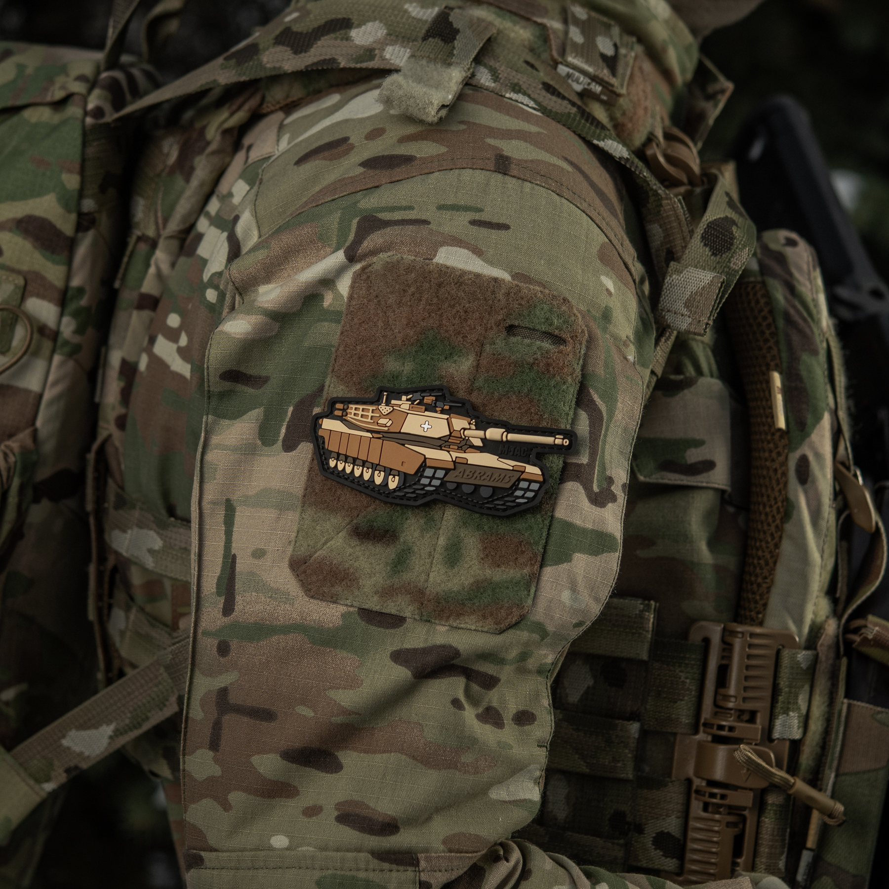 M-Tac нашивка ABRAMS (PVC) coyote — 10