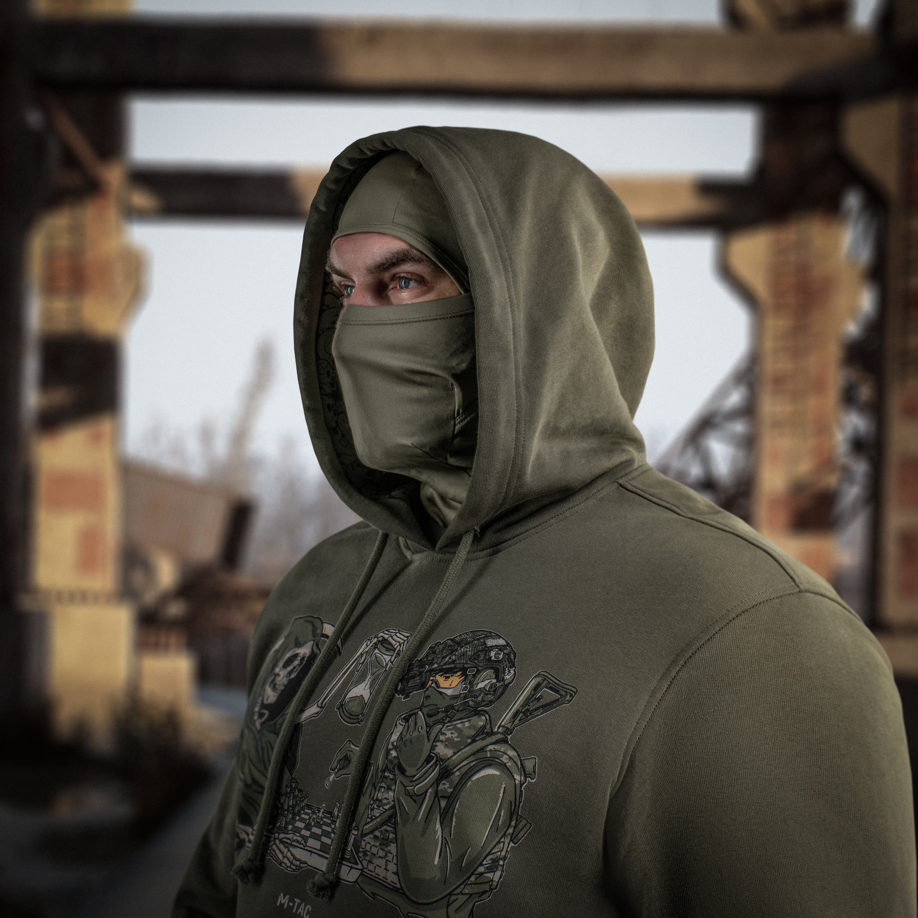 M-Tac кофта Hoodie Time Oversize Hard Ranger Green — 29