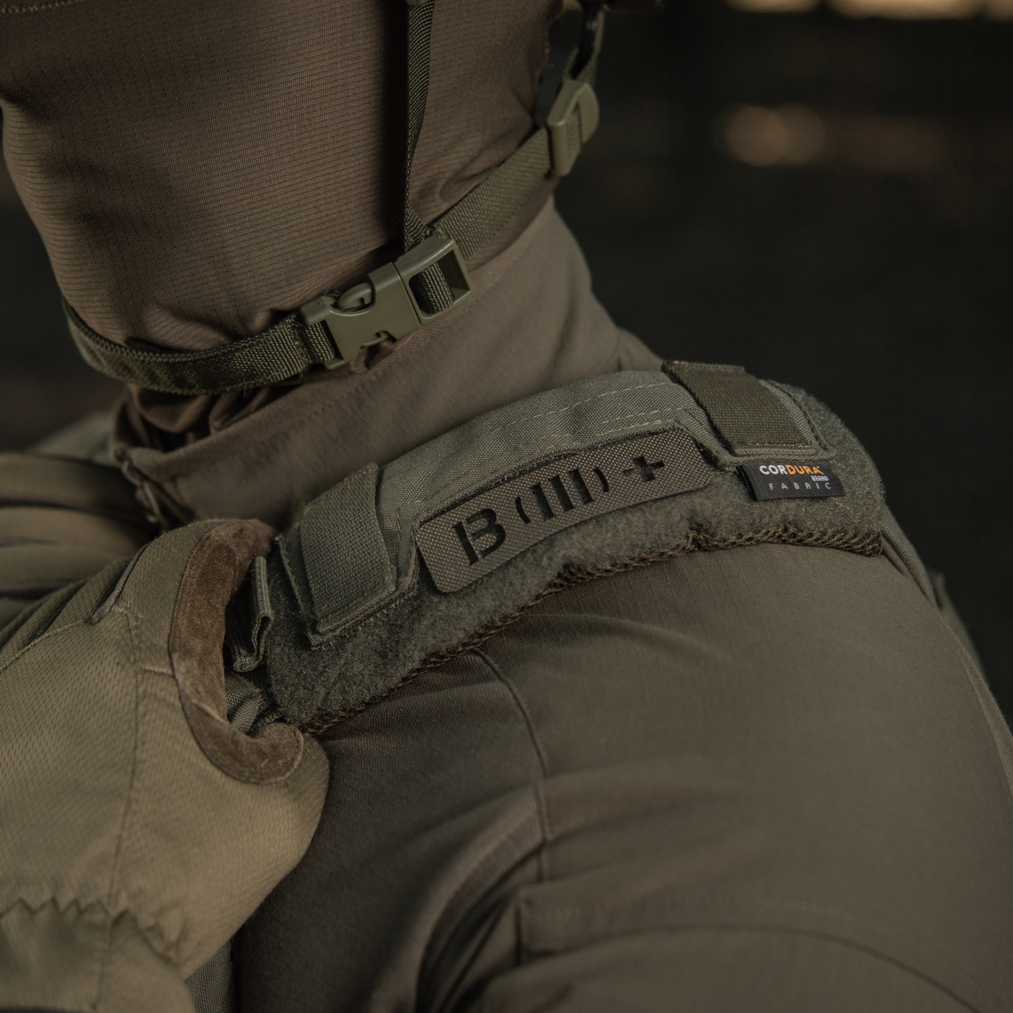 M-Tac нашивка группа крови B (III) + сквозная Laser Cut 25х80 Ranger Green — 11