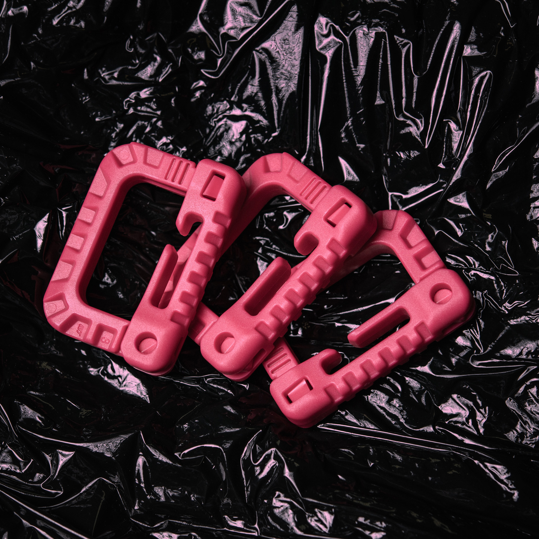 Карабин пластиковый Grimloc Pink — 8