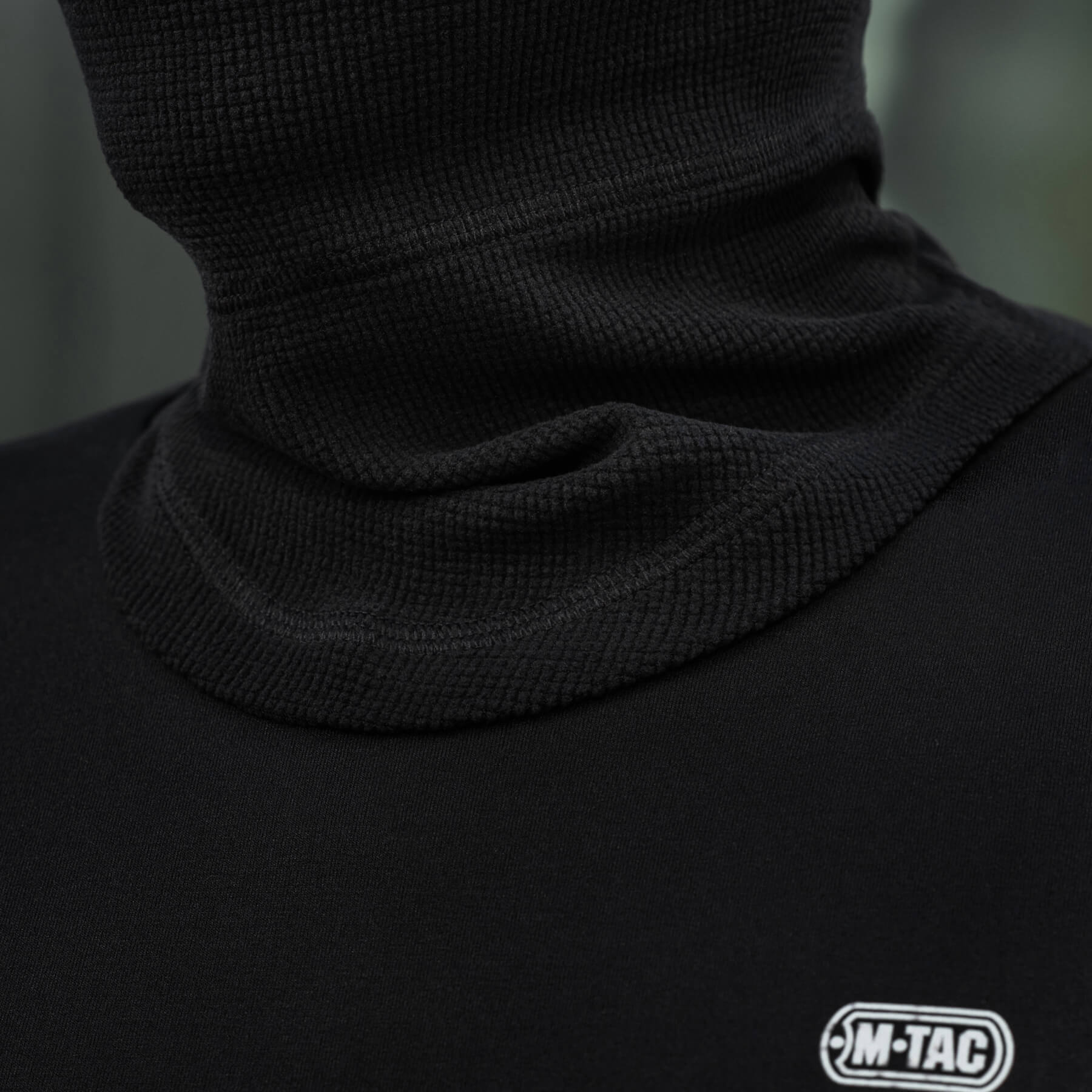 M-Tac шарф-труба анатомический микрофлис рип-стоп Black — 8