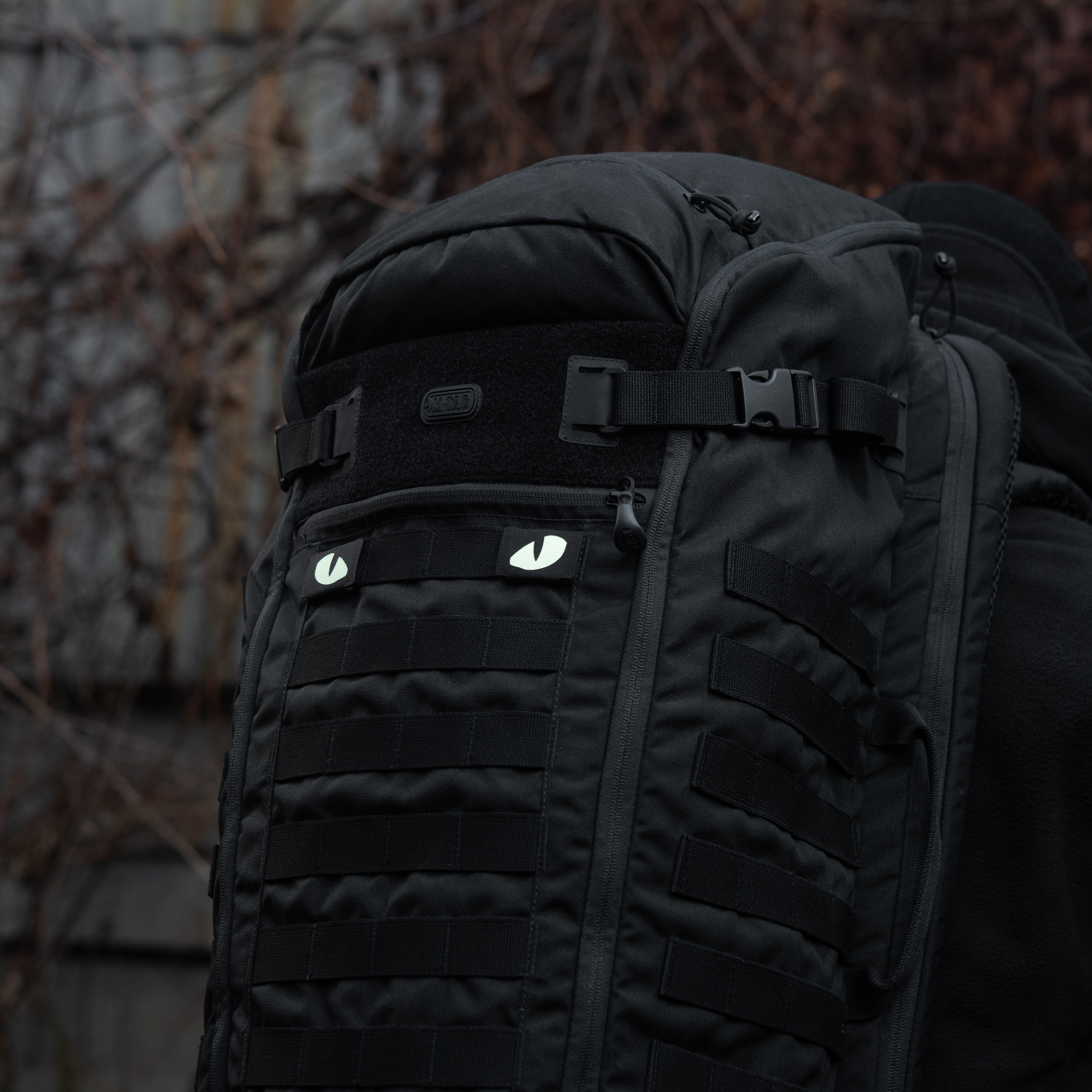 M-Tac нашивка Tiger Eyes Laser Cut (пара) Black — 7
