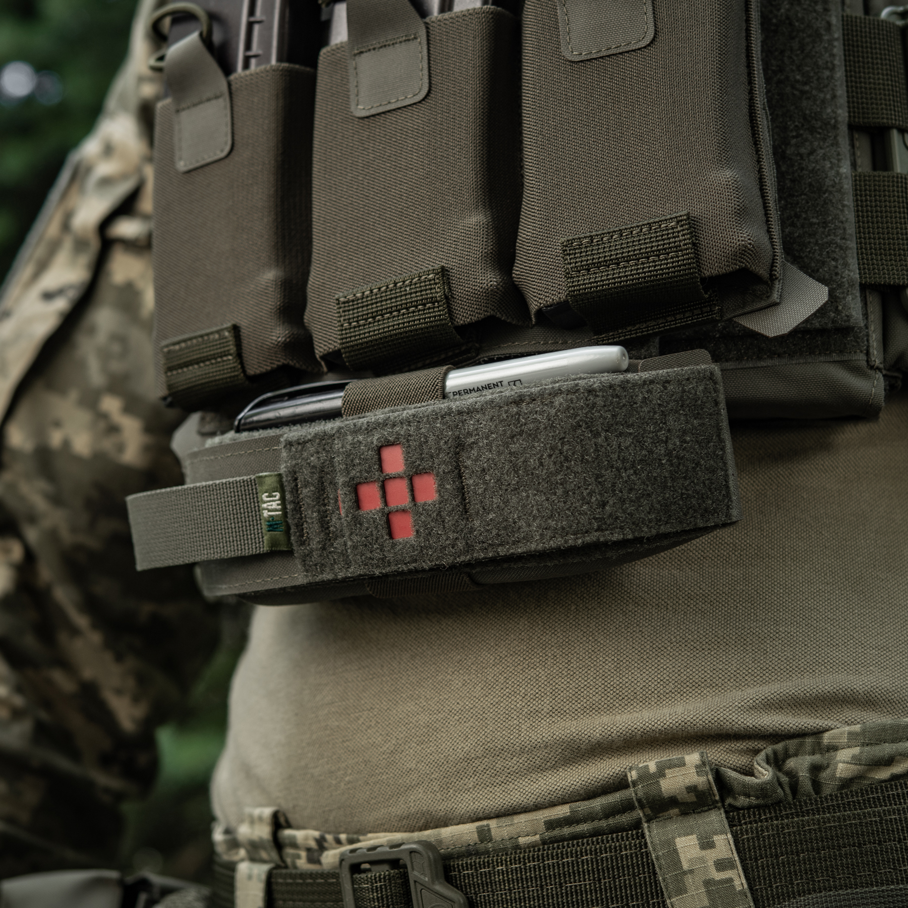 M-Tac подсумок для турникета закрытый FLAP Ranger Green — 35