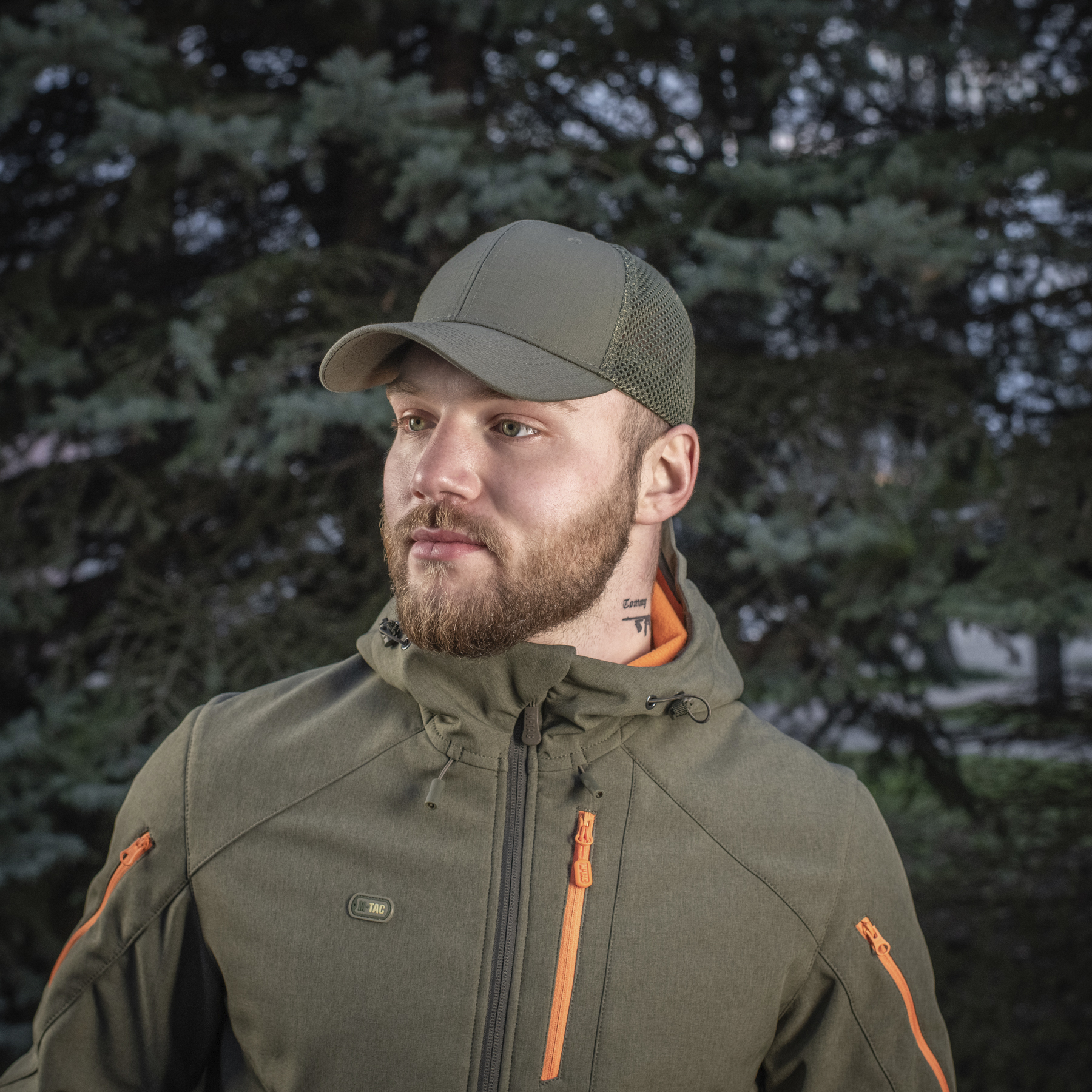 M-Tac бейсболка с сеткой Flex рип-стоп Army Olive — 9