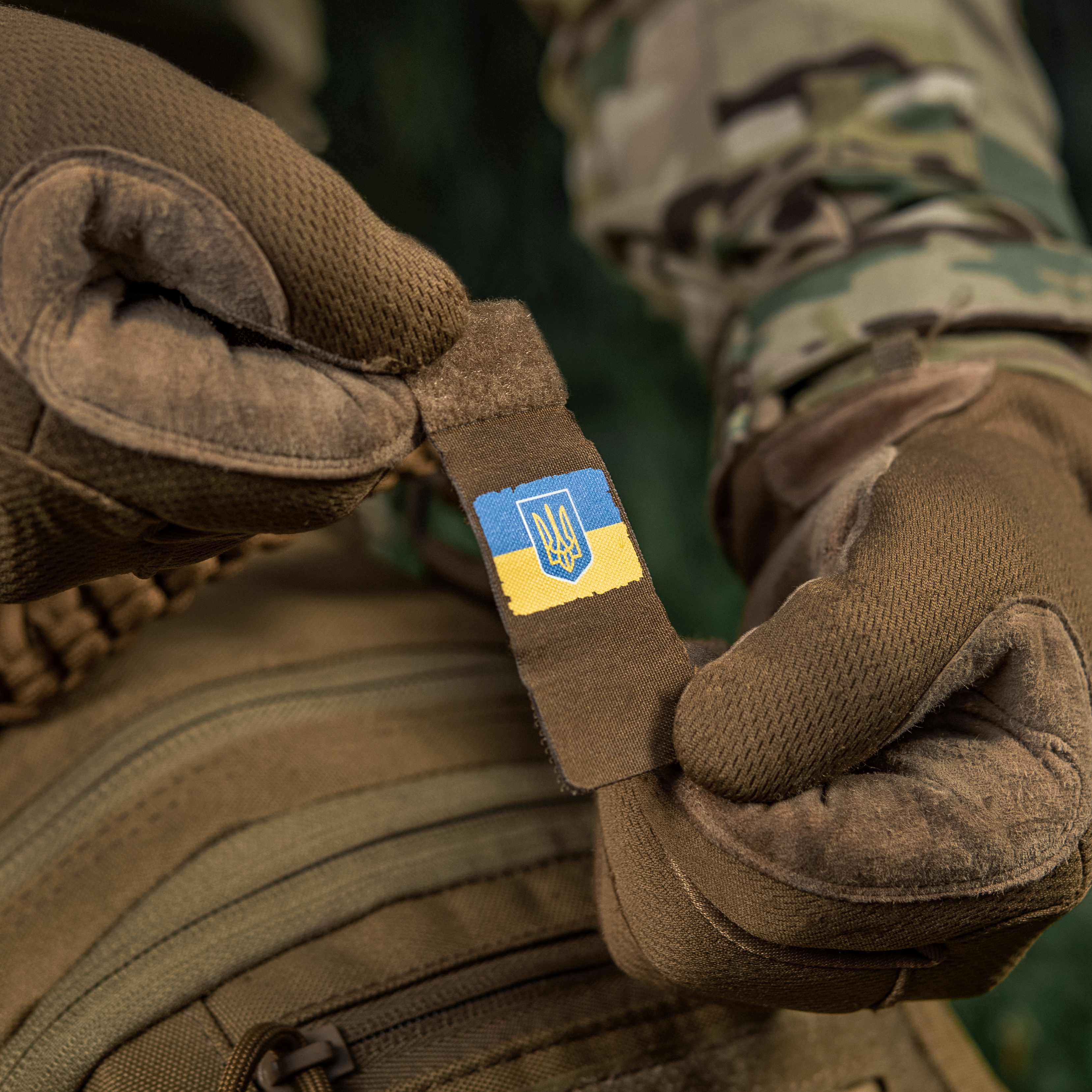M-Tac MOLLE Patch Прапор України з гербом Full Color/Coyote — 10
