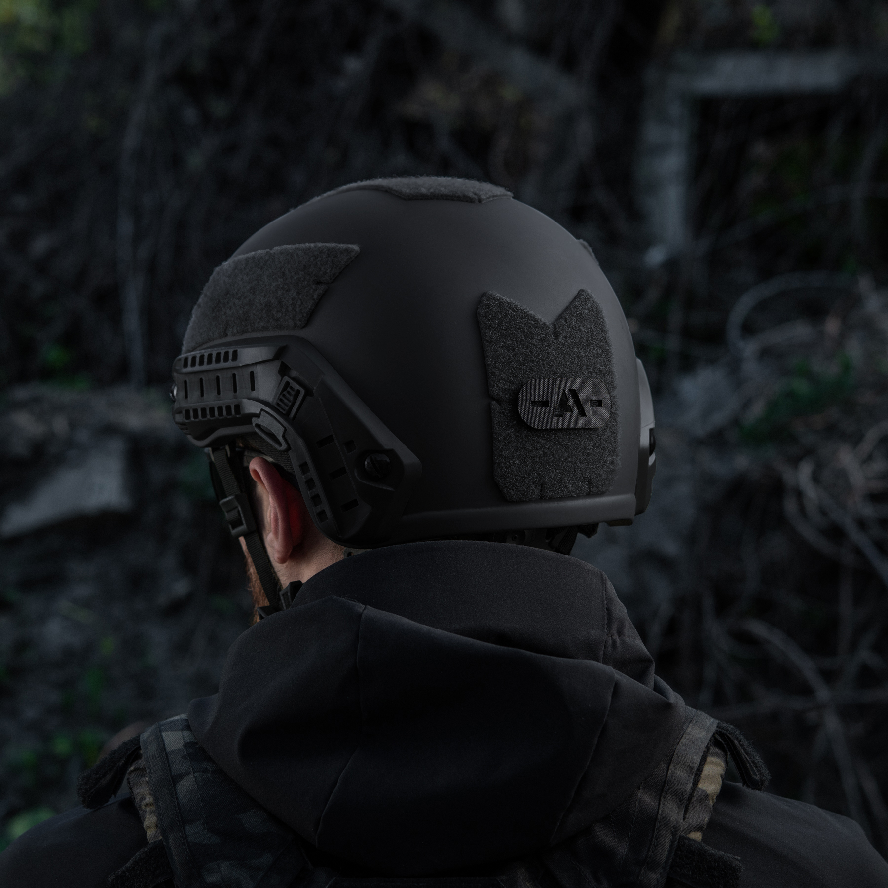 M-Tac нашивка группа крови -A- сквозная Laser Cut Black — 3