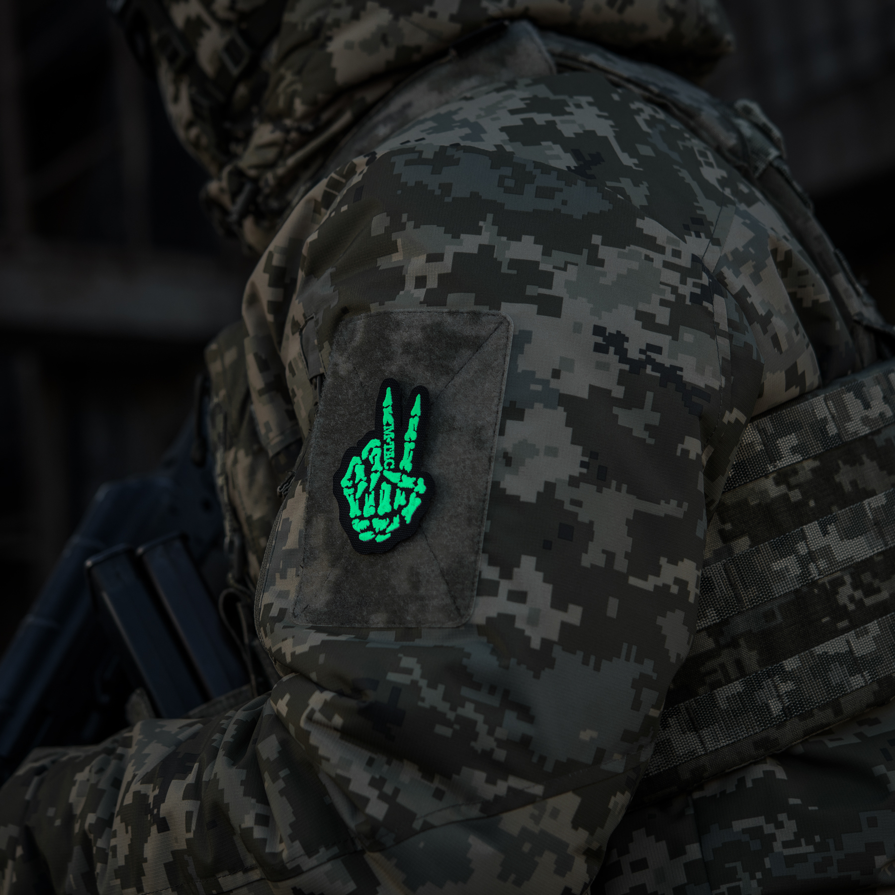 M-Tac нашивка Victory hand (вышивка) Black — 6
