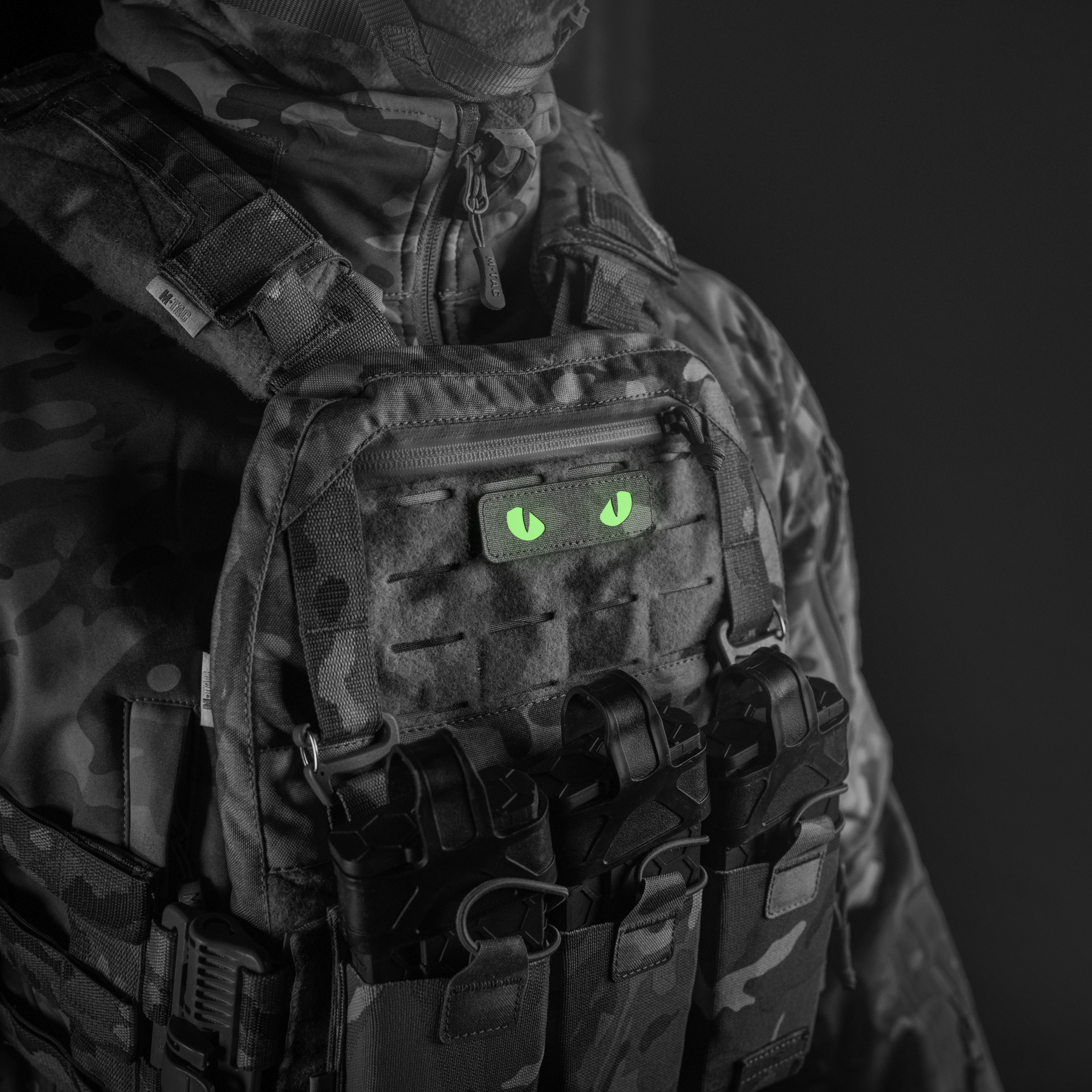 M-Tac нашивка Cat Eyes Laser Cut Multicam/GID — 7