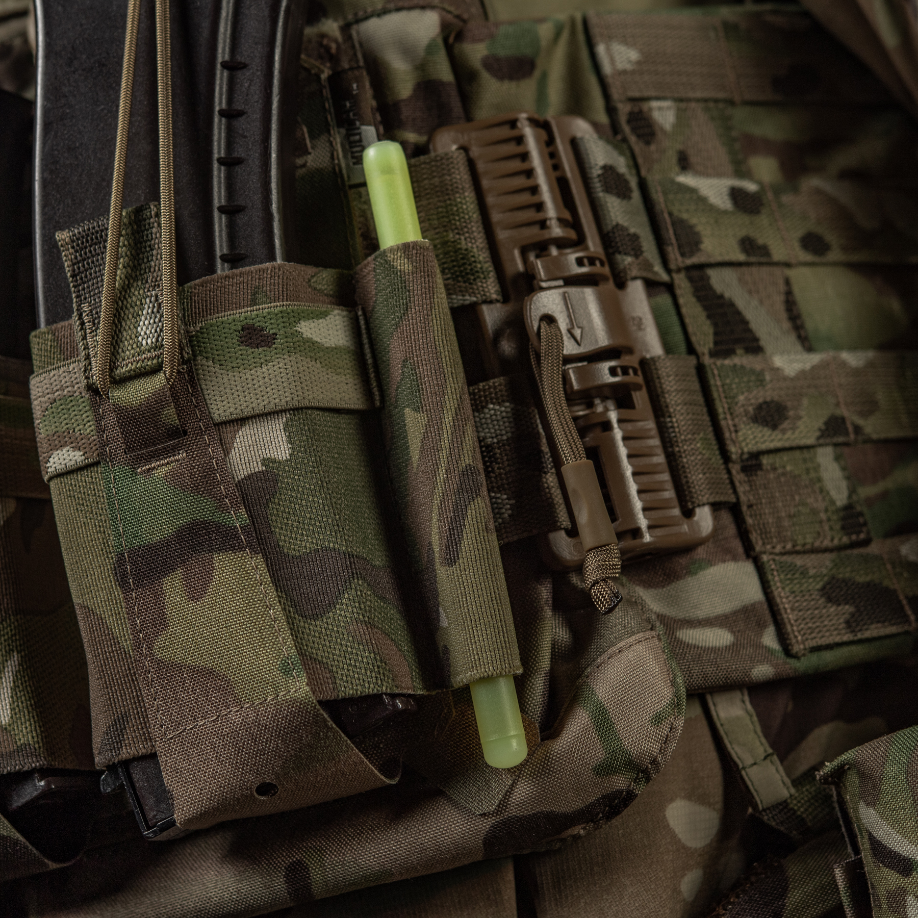 M-Tac передняя панель для чехла бронежилета Sturm на 4 магазина Multicam — 12