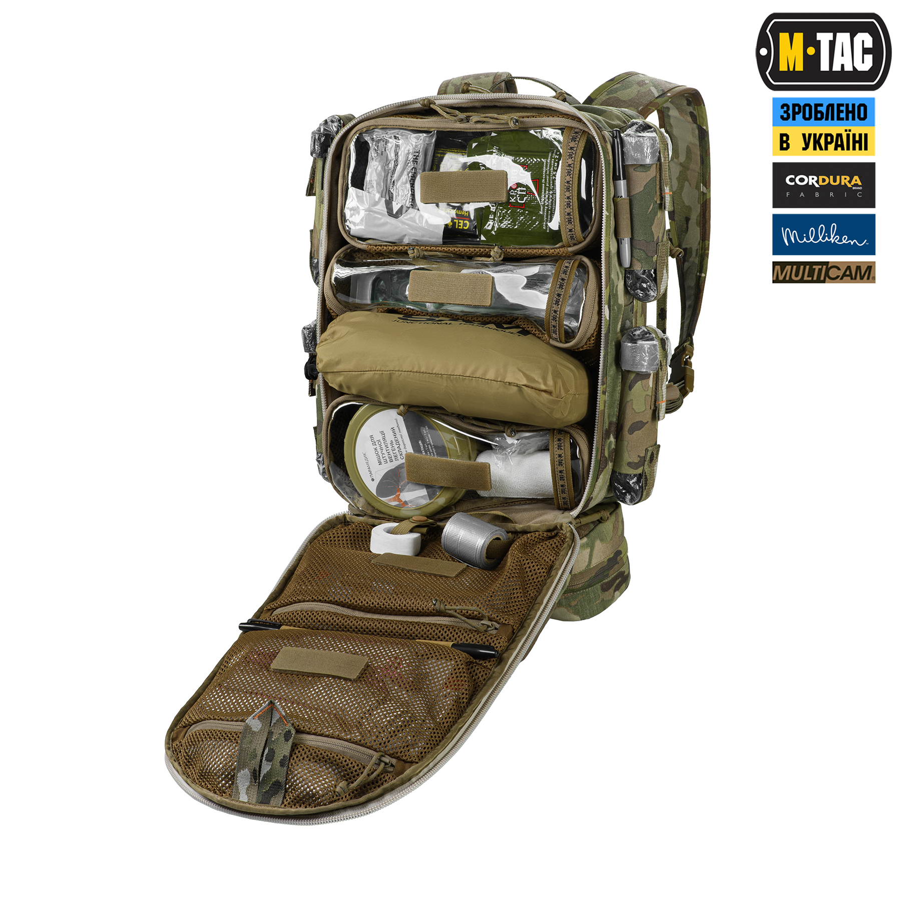 M-Tac рюкзак боевого медика Elite Multicam — 14
