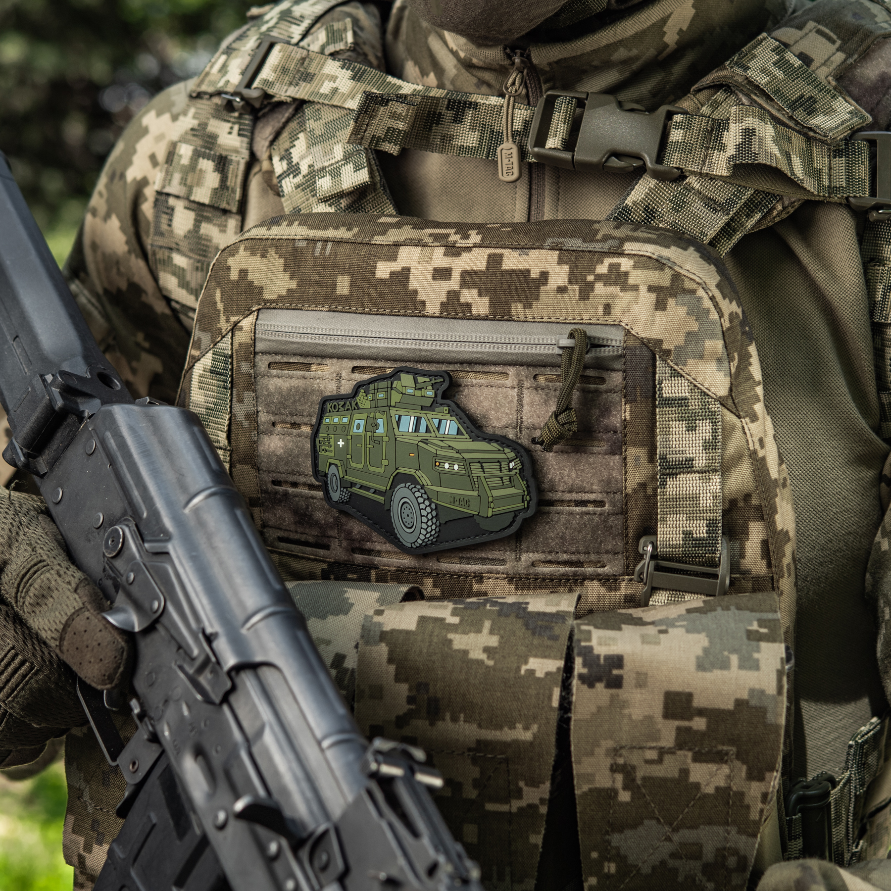 M-Tac нашивка Козак (PVC) — 3