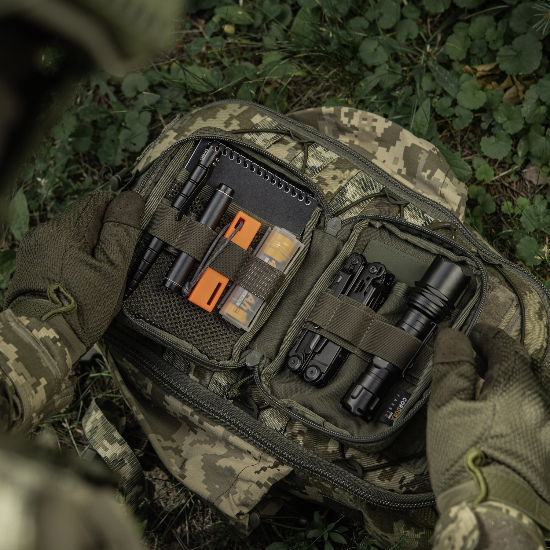 M-Tac EDC Pocket HEX Elite Ranger Green — 26