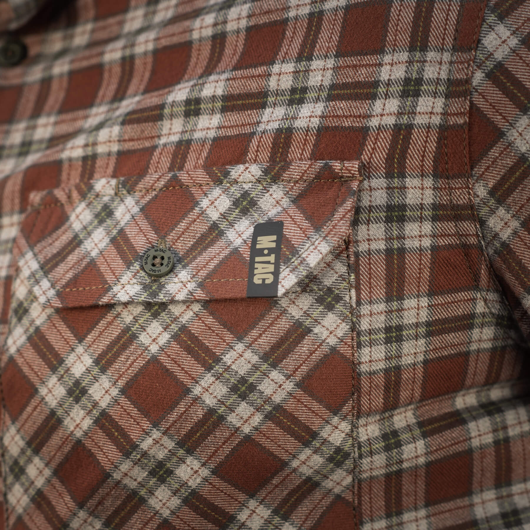 M-Tac рубашка Lumberjack Cotton Shirt Brown/Grey — 20