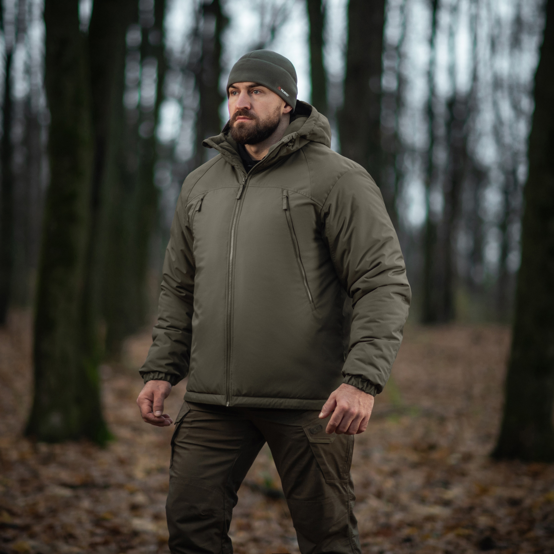 M-Tac куртка зимняя Alpha Basic Primaloft Dark Olive — 8