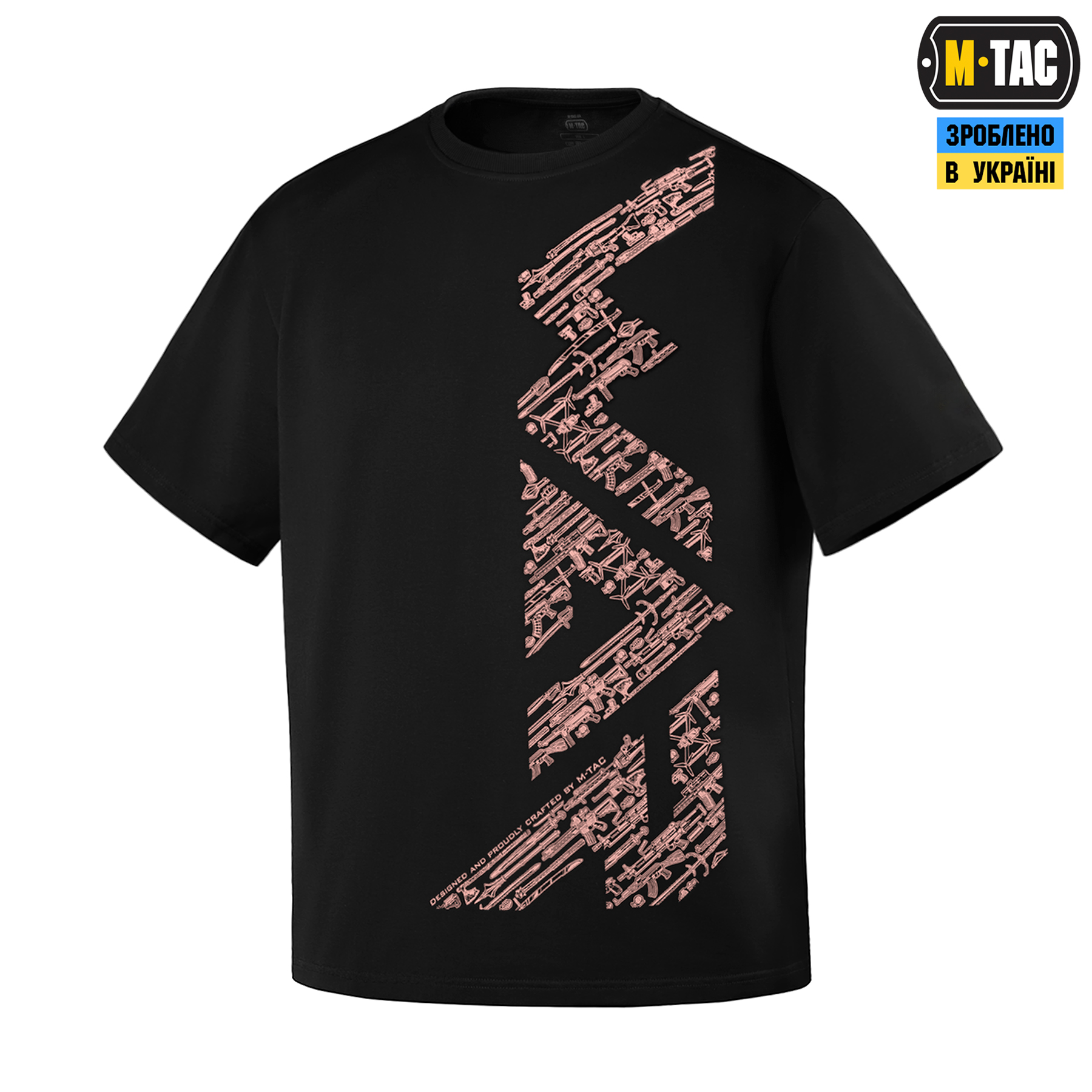 M-Tac футболка WAR Cotton Hard Black/Ash Rose — 2