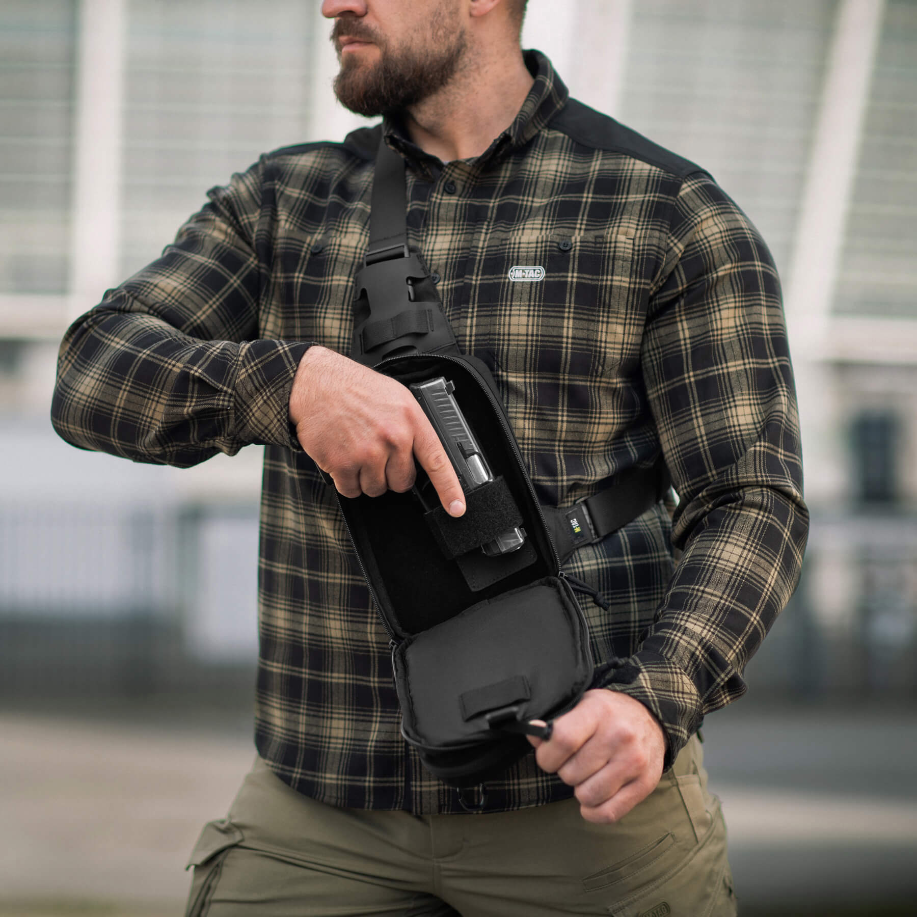 M-Tac сумка Sling Pistol Bag Black — 33