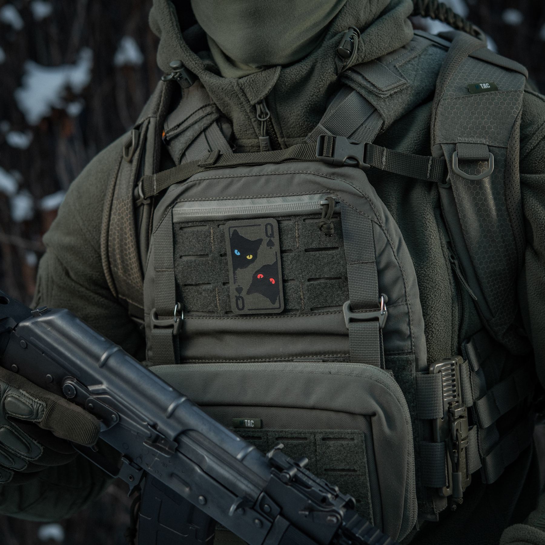 M-Tac нашивка Queen of spades Ranger Green/Black — 6