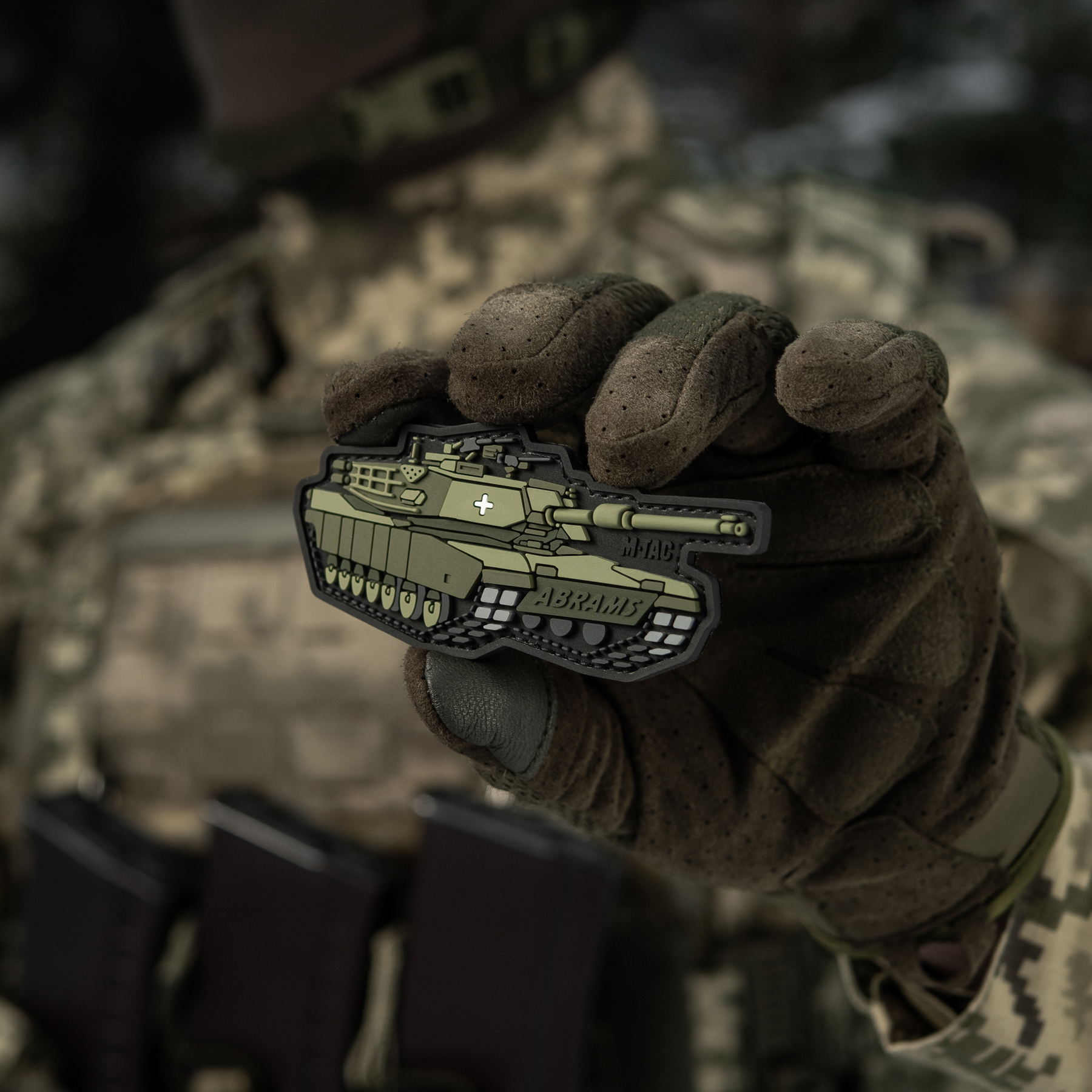 M-Tac нашивка ABRAMS (PVC) olive — 9