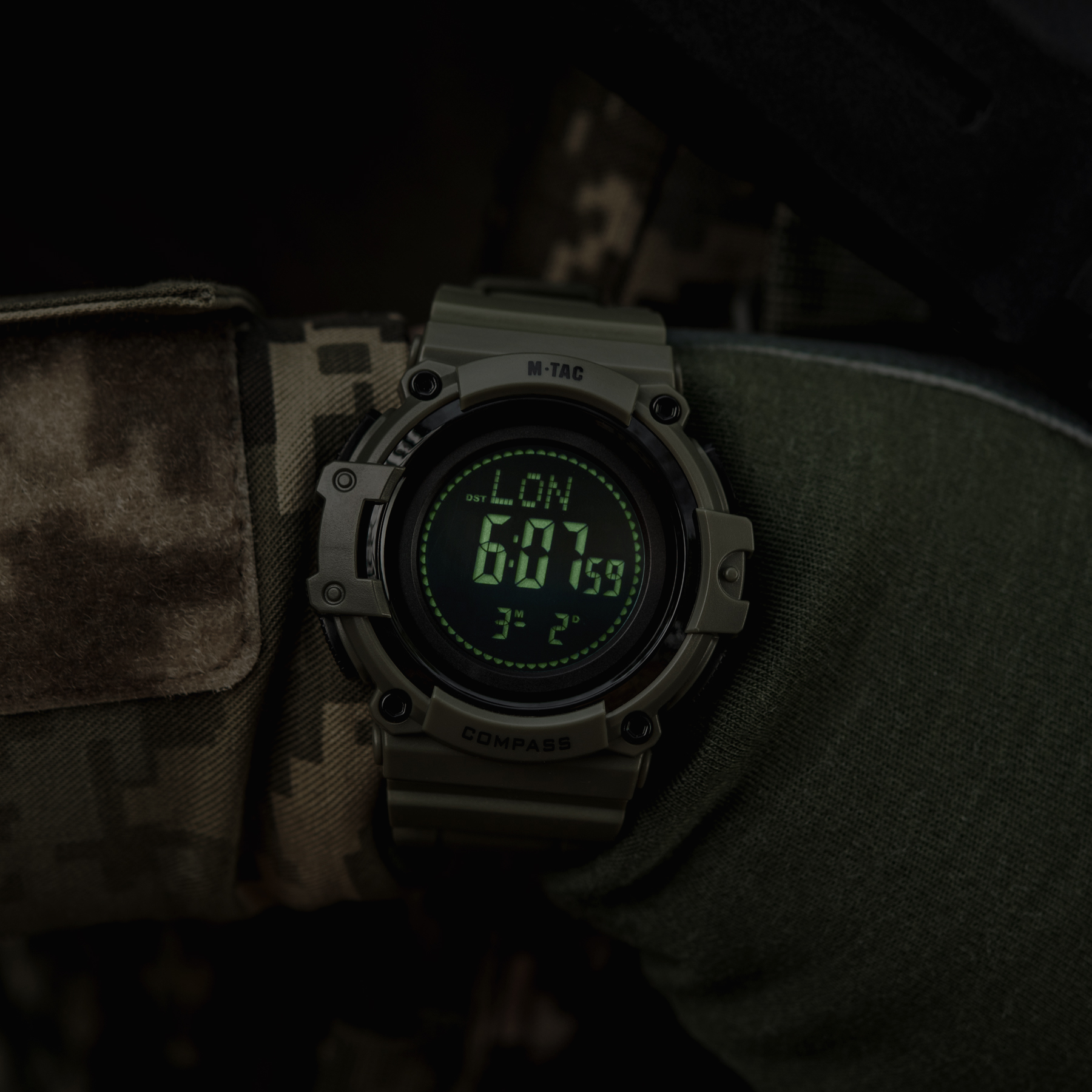 M-Tac часы тактические с компасом 2233 Army Green — 10