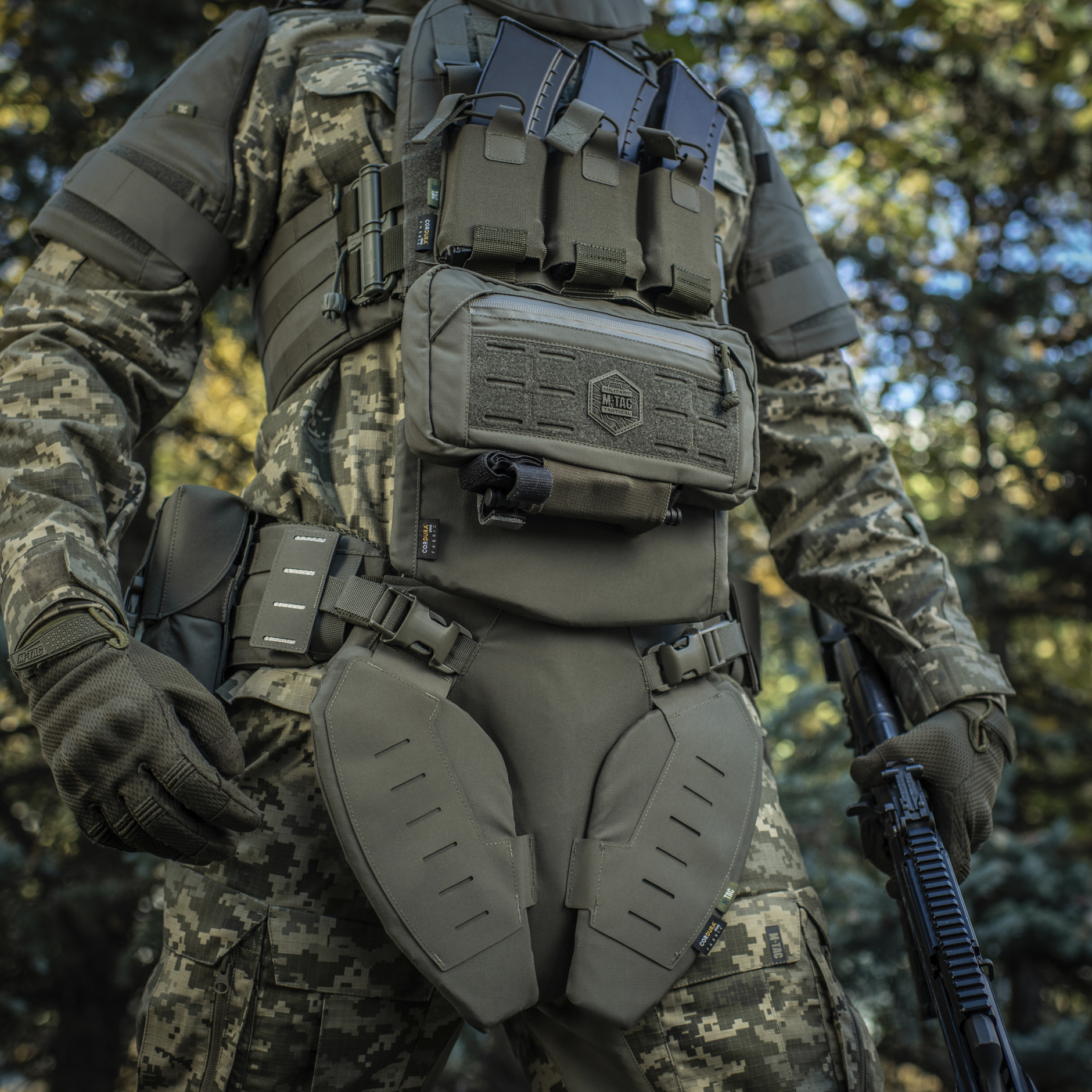 M-Tac защита живота с баллистическим пакетом 1 класс защиты (FMS) Ranger Green — 19