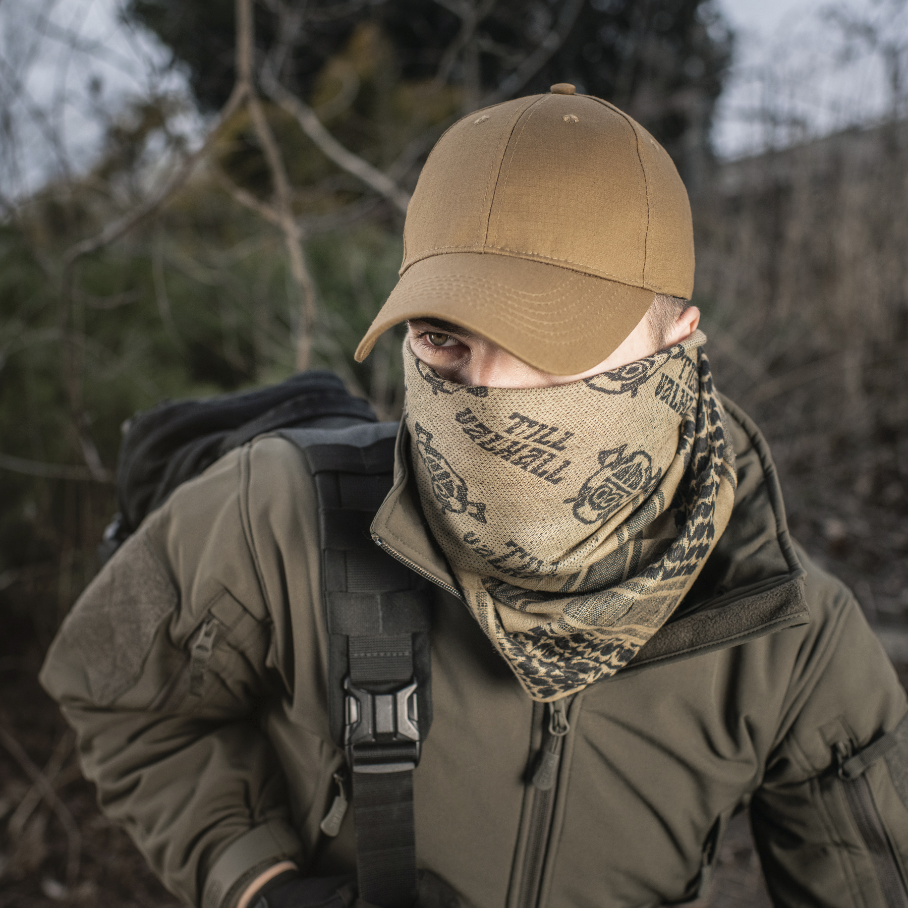 M-Tac шарф шемаг Til Valhall Coyote/Black — 6