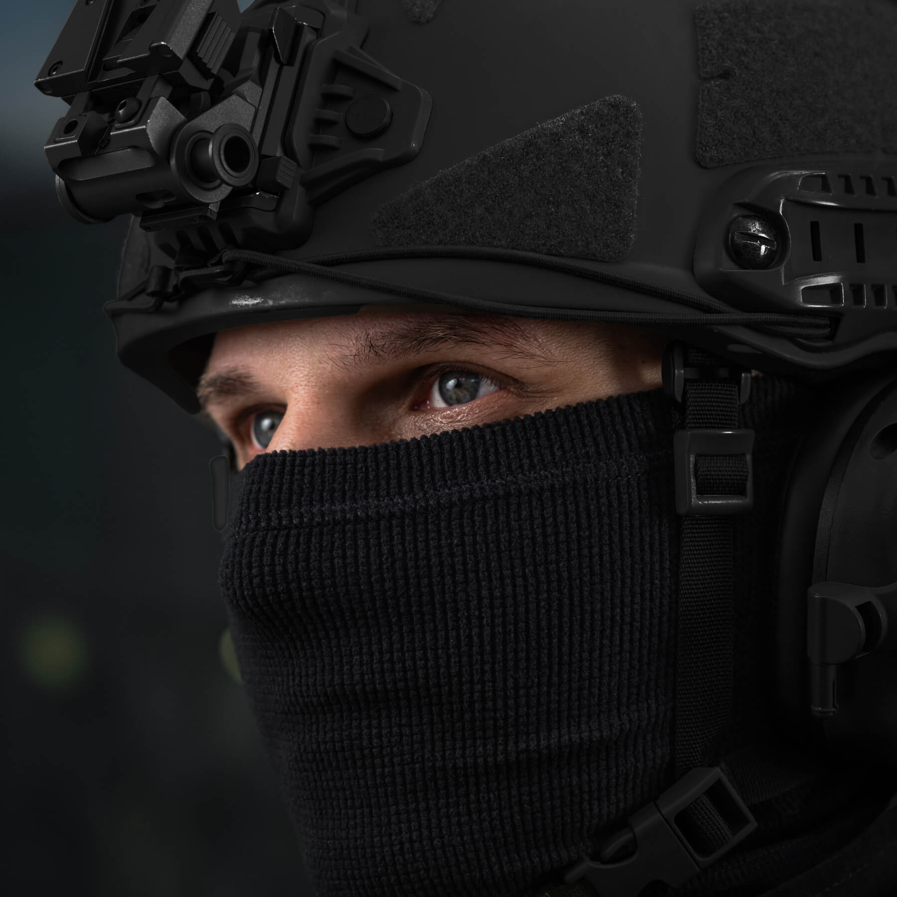 M-Tac шарф-труба длинный микрофлис рип-стоп Black — 16