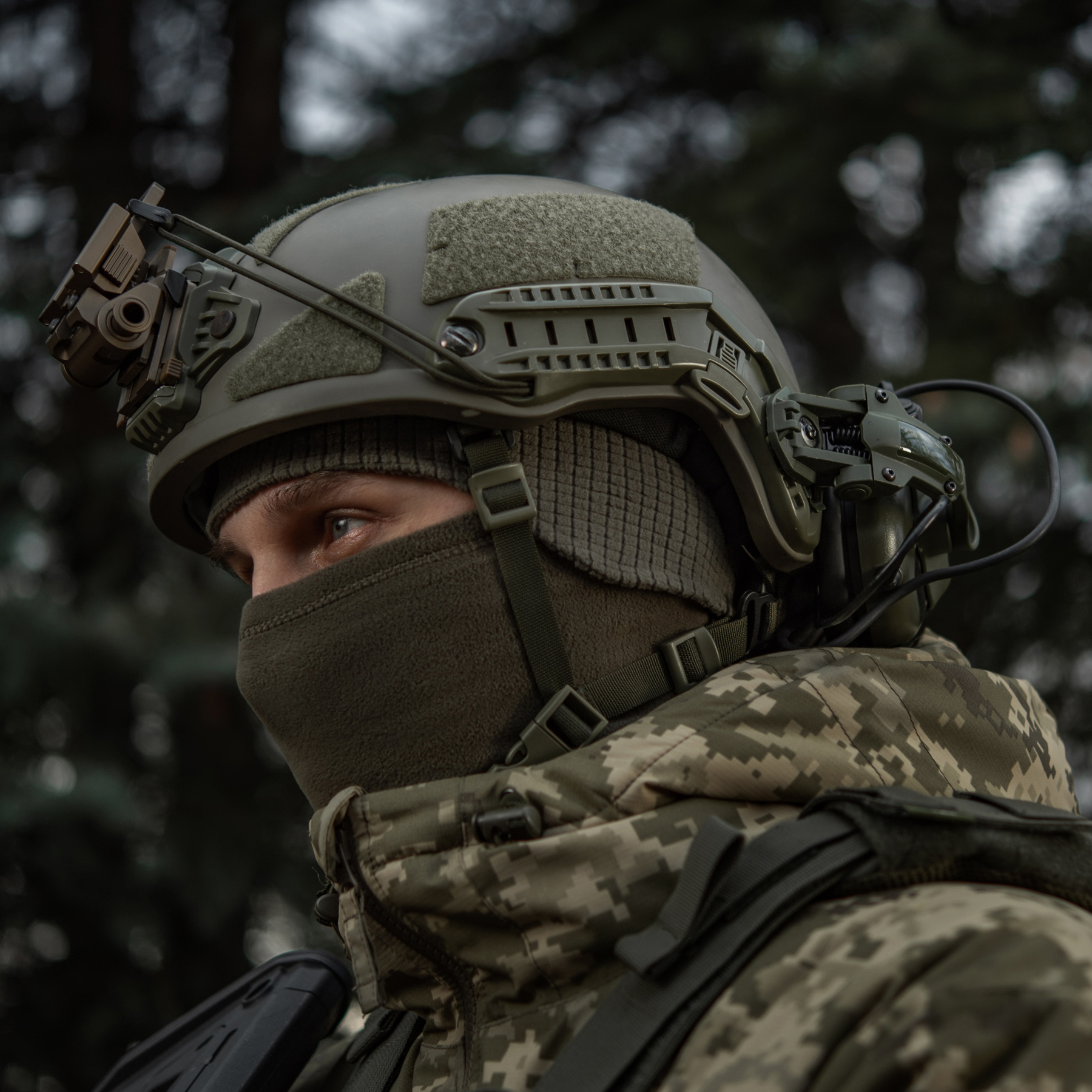 M-Tac шапка-подшлемник Gen.II флис рип-стоп Dark Olive — 18