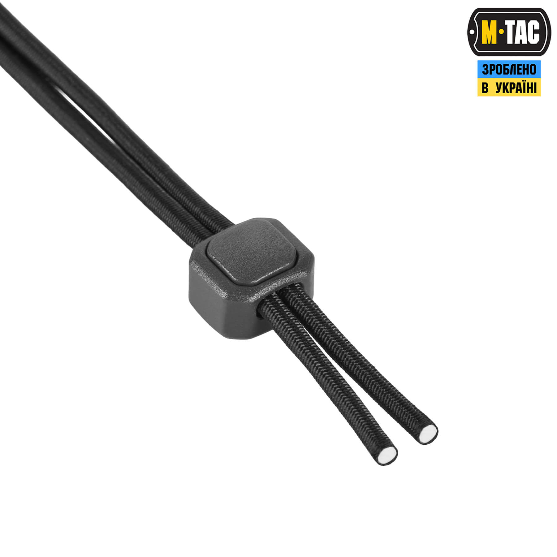 M-Tac шнурки Elastic Shoelaces Black 120 см — 3