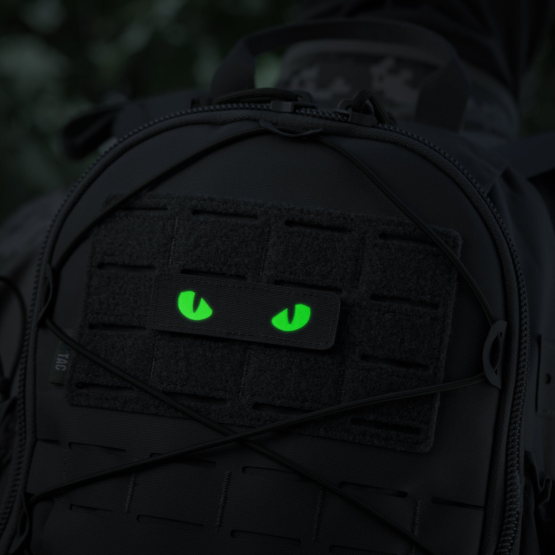 M-Tac нашивка Cat Eyes Laser Cut Ranger Green/Green/GID — 16