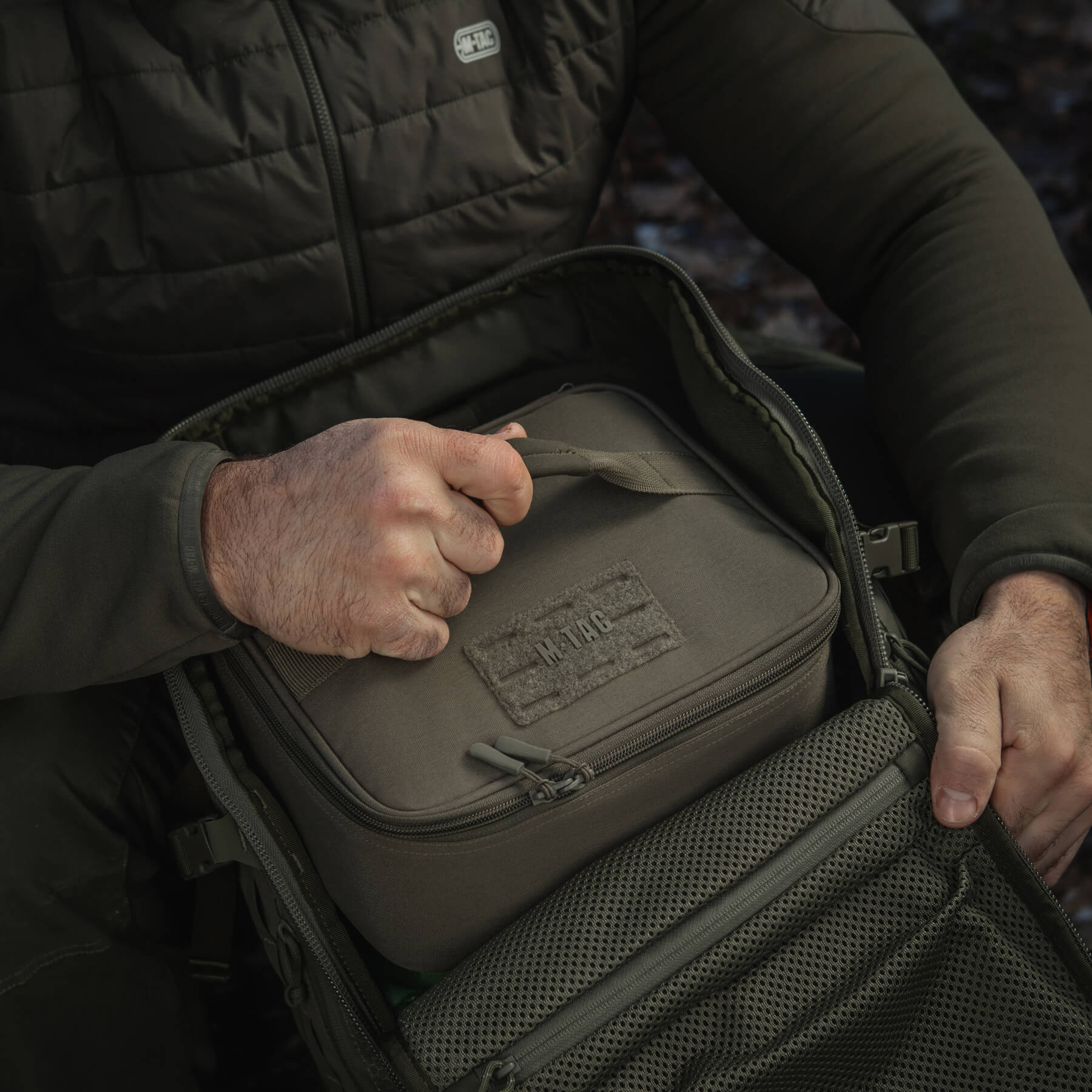 M-Tac органайзер утилитарный Hardshell Utility box L Olive — 13