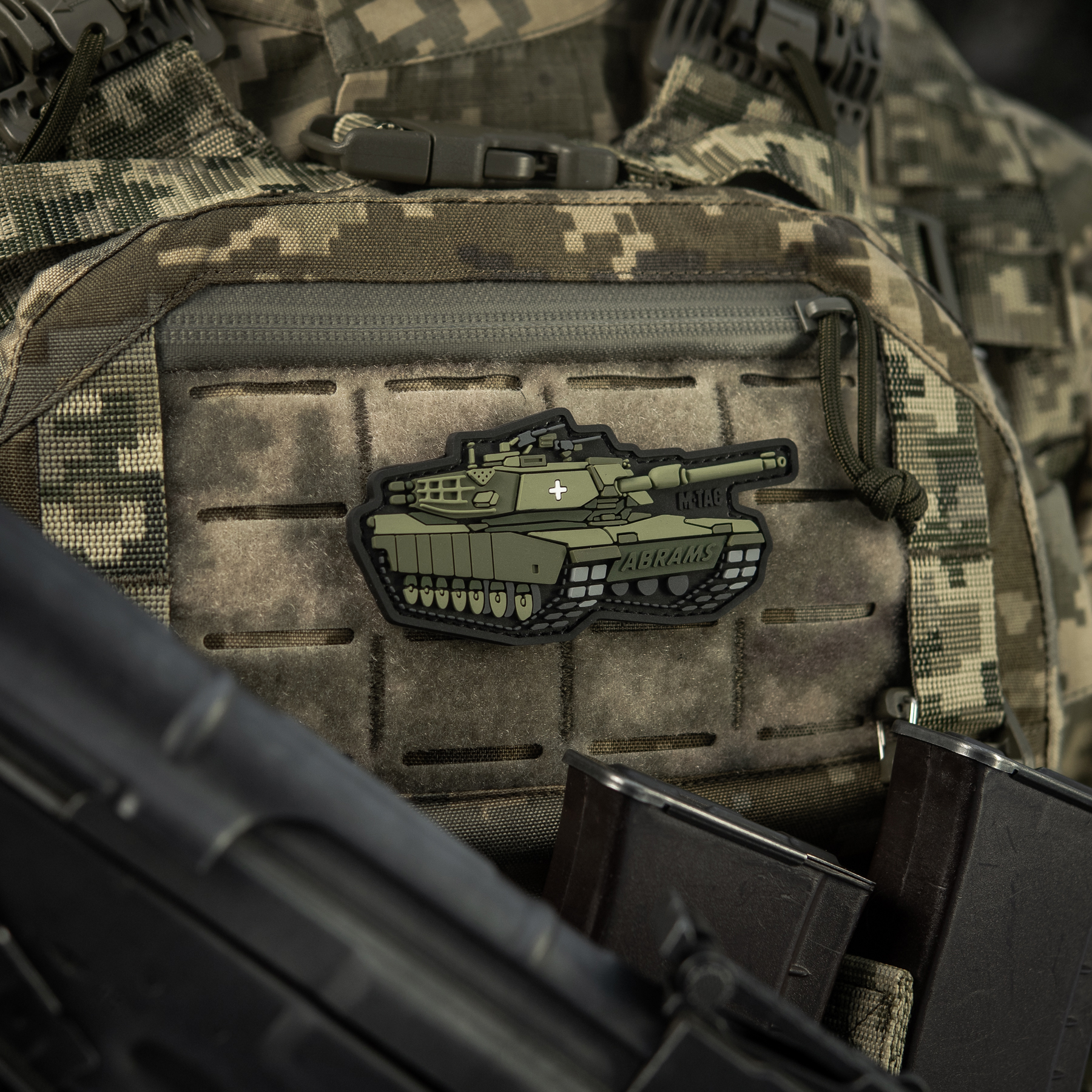 M-Tac нашивка ABRAMS (PVC) olive — 7