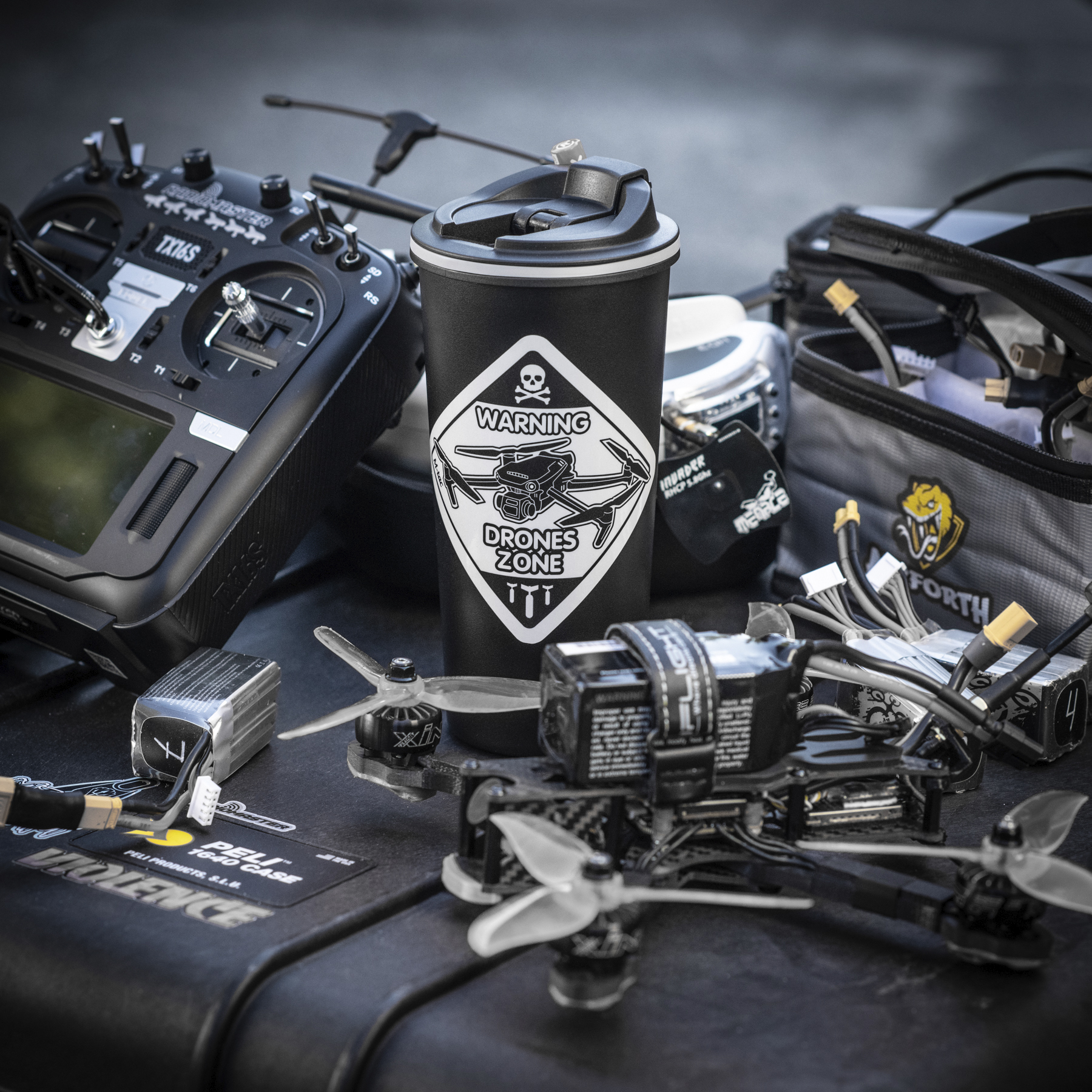 M-Tac наклейка Drones Zone светоотражающая Small Black — 7